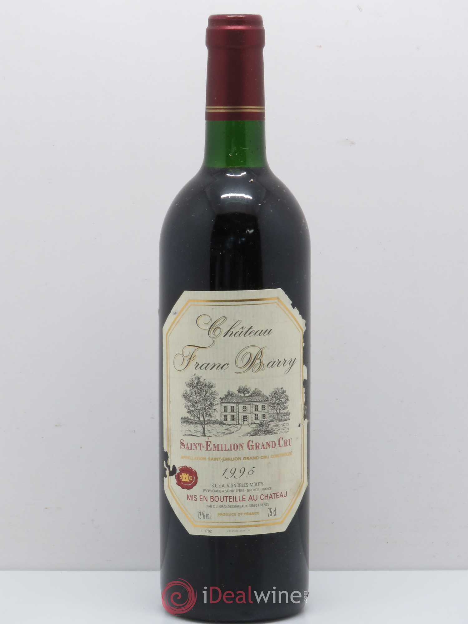 Saint-Émilion Franc Barry 1995 - Lot de 1 bouteille - 0