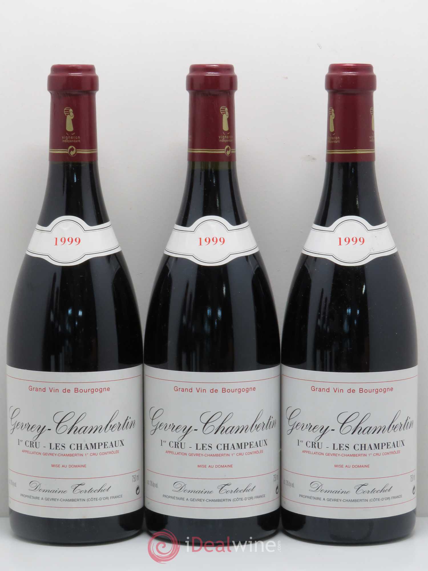 Gevrey-Chambertin 1er Cru Les Champeaux Tortochot (Domaine) 1999 - Lot de 6 bouteilles - 1
