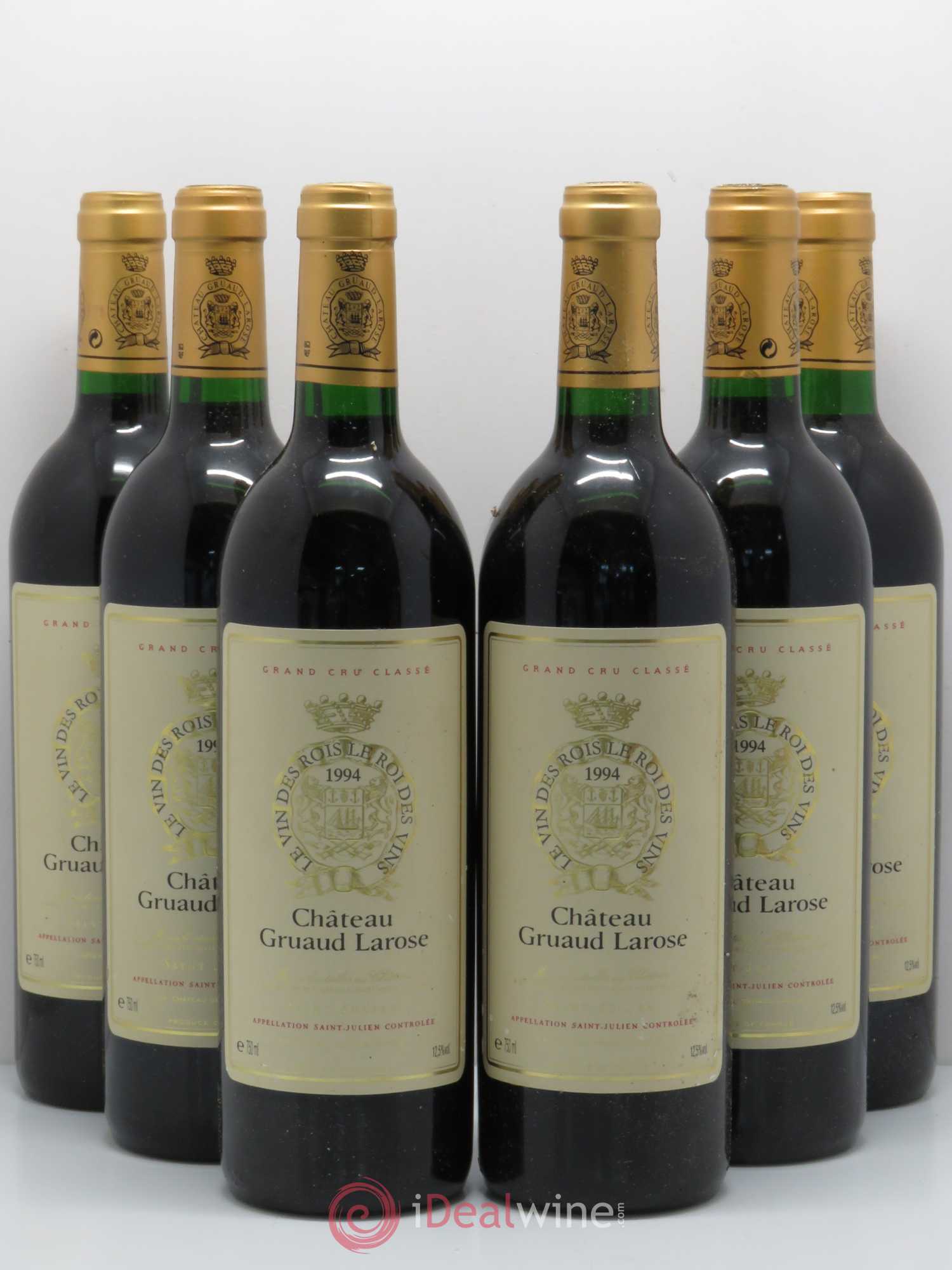 Château Gruaud Larose 2ème Grand Cru Classé 1994 - Lot de 6 bouteilles - 0