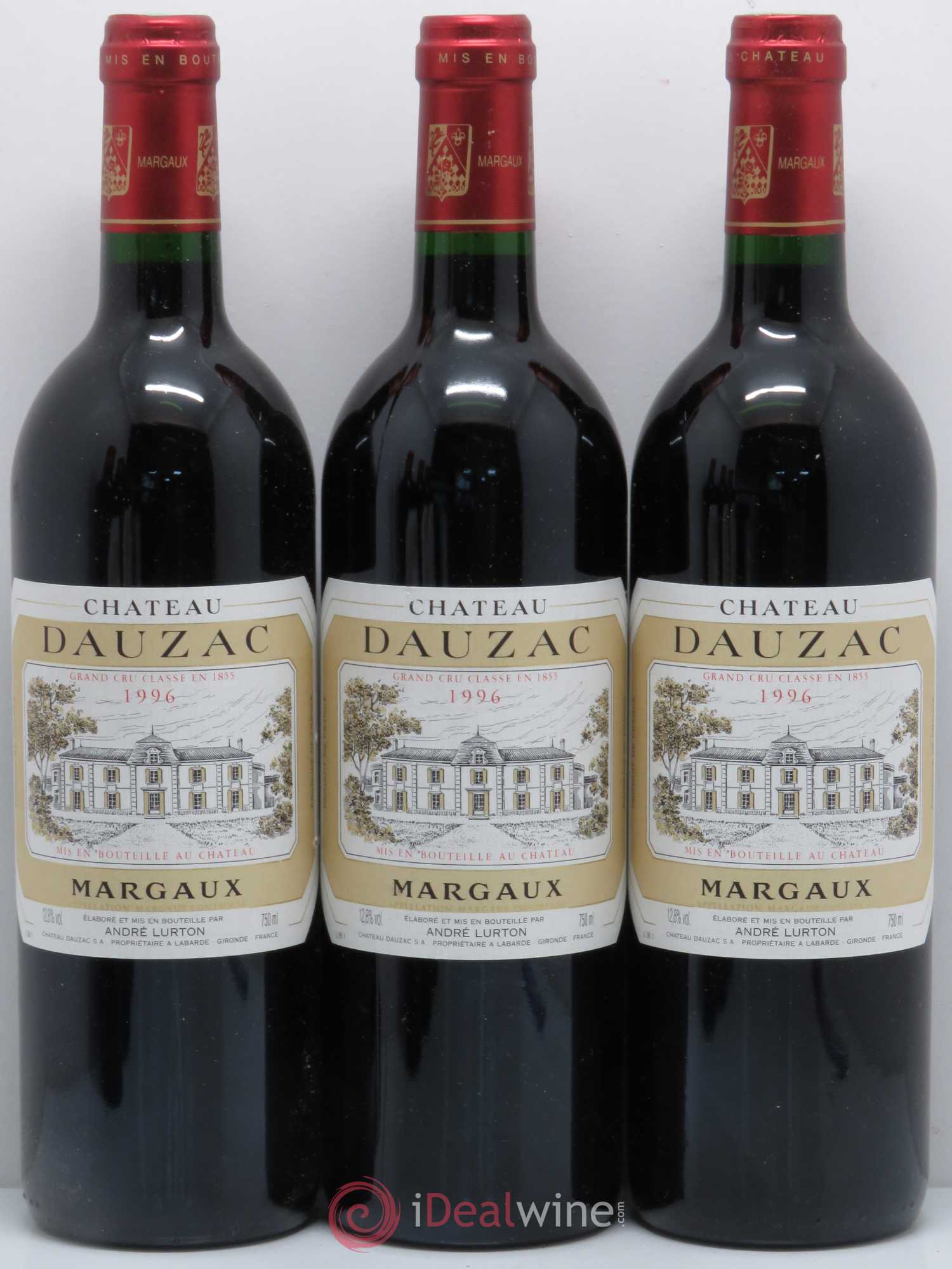 Château Dauzac 5ème Grand Cru Classé 1996 - Lot de 6 bouteilles - 1