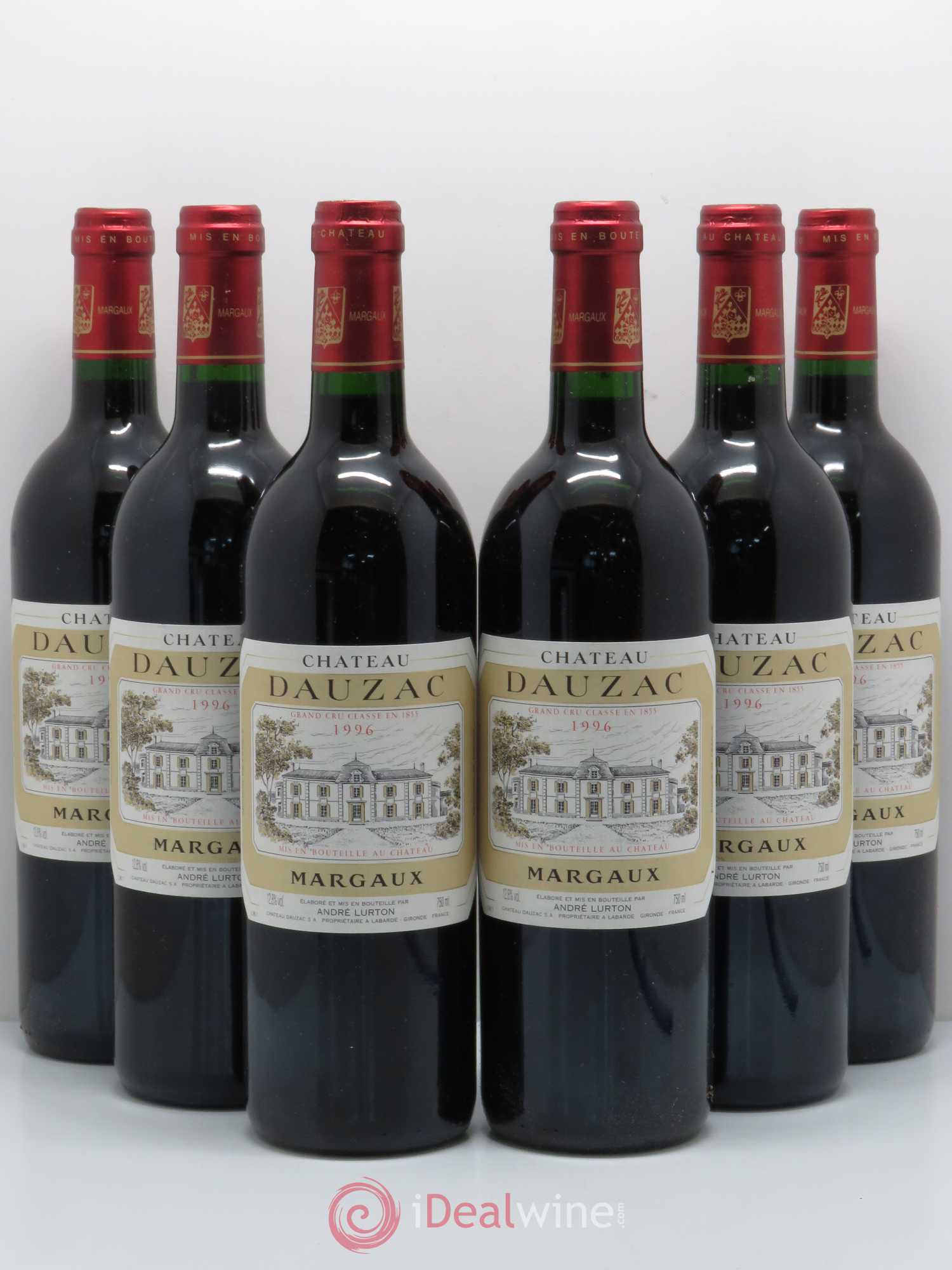 Château Dauzac 5ème Grand Cru Classé 1996 - Lot de 6 bouteilles - 0