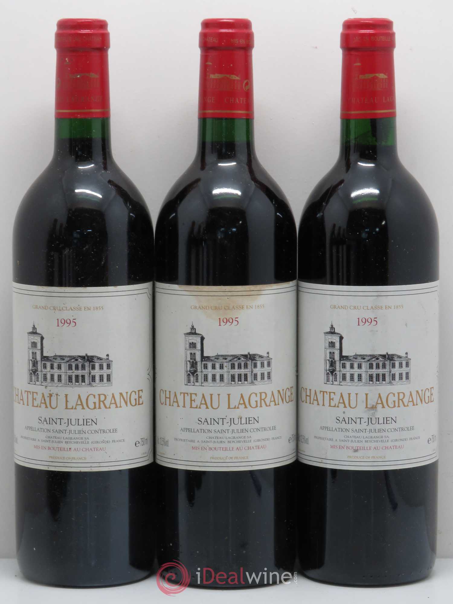 Château Lagrange 3ème Grand Cru Classé 1995 - Lot de 6 bouteilles - 1