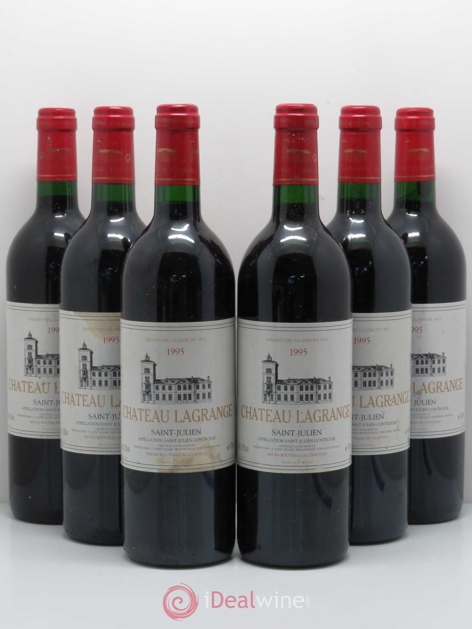Château Lagrange 3ème Grand Cru Classé 1995 - Lot de 6 bouteilles - 0