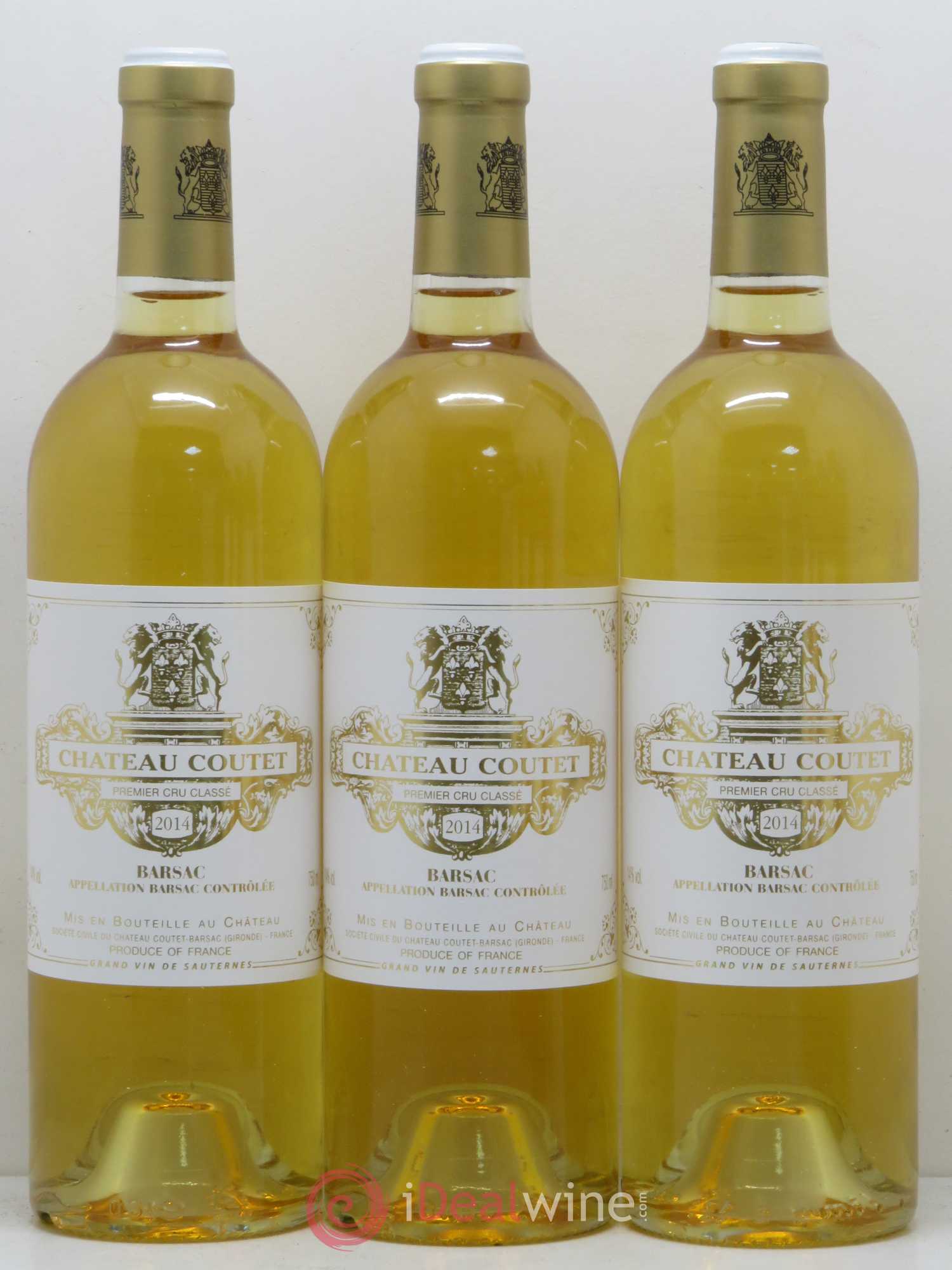Château Coutet 1er Grand Cru Classé 2014 - Lotto di 6 bottiglie - 1