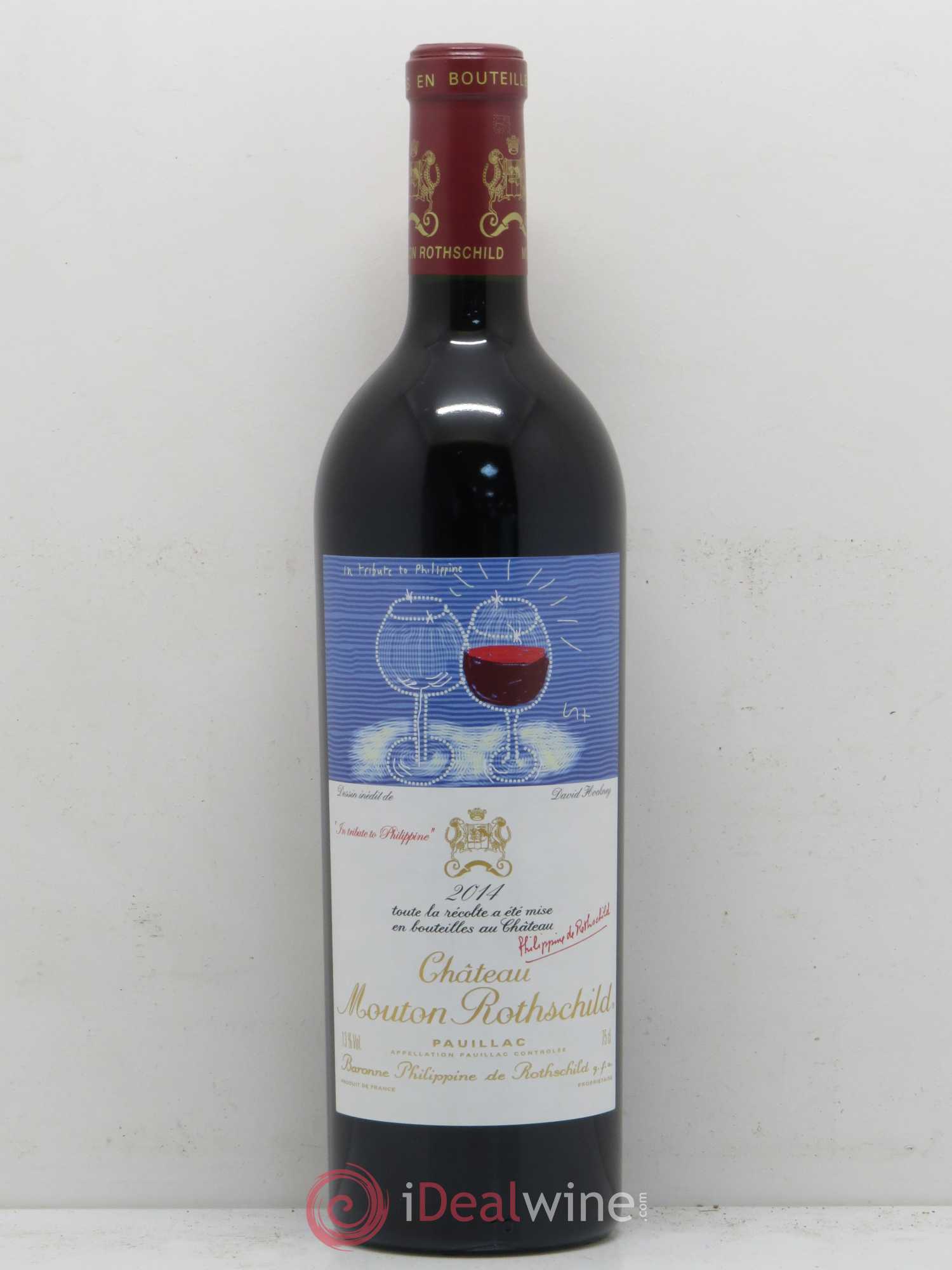 Château Mouton Rothschild 1er Grand Cru Classé 2014 - Lot de 1 bouteille - 0