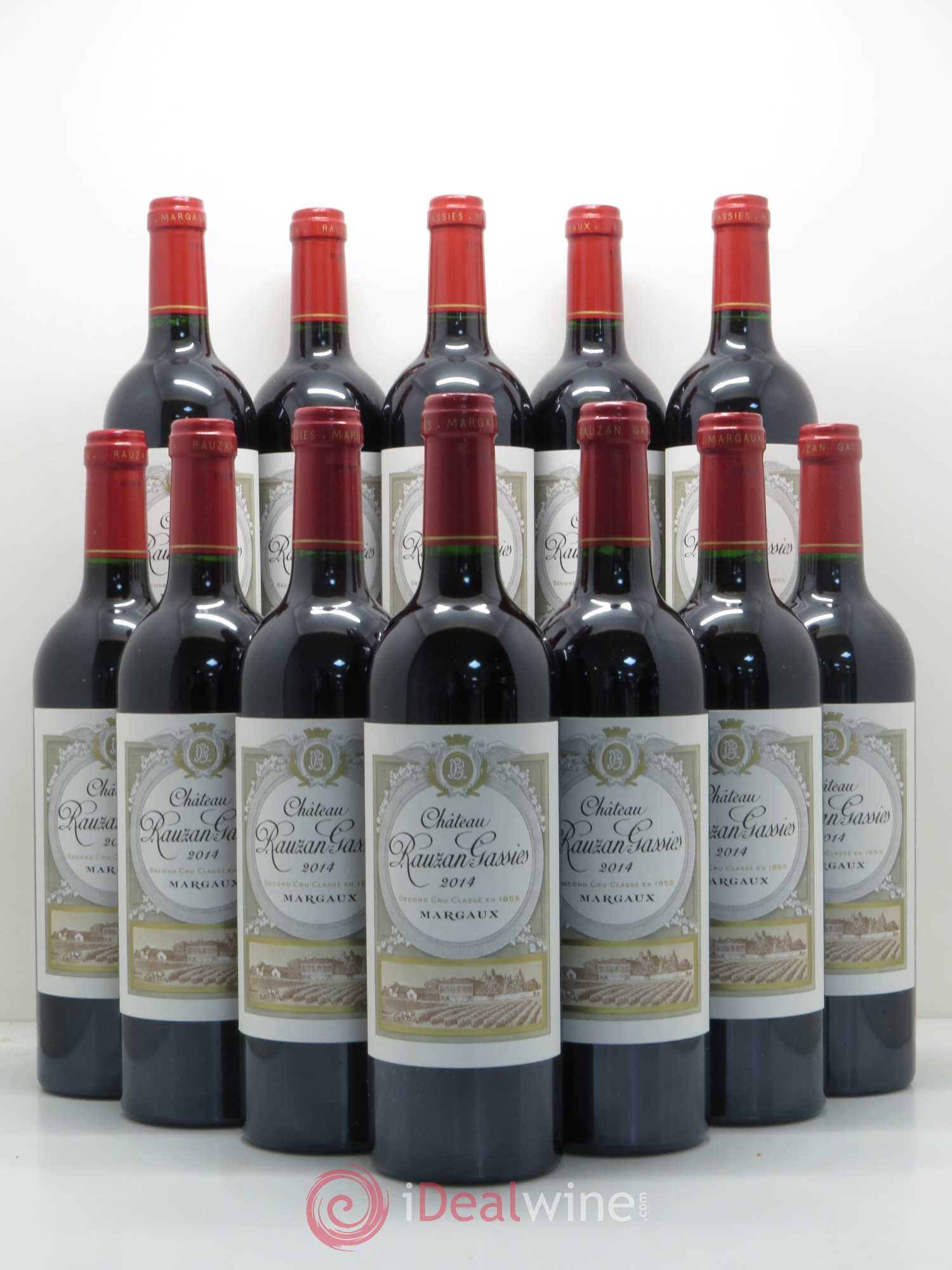 Château Rauzan-Gassies 2ème Grand Cru Classé 2014 - Lot de 12 bouteilles - 0