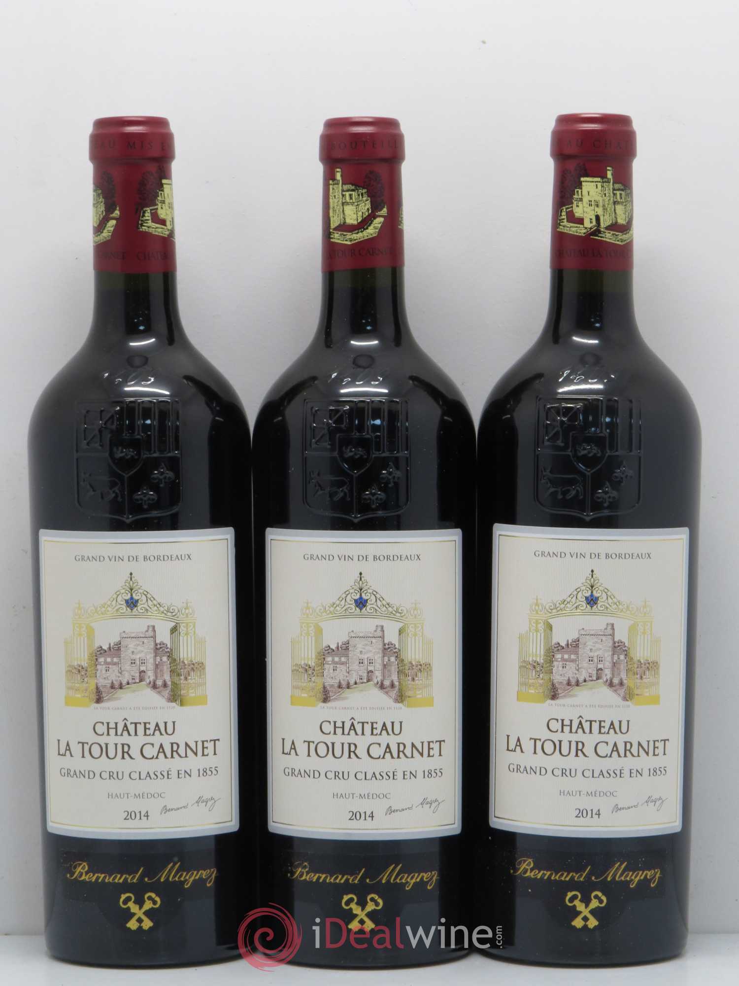 Château la Tour Carnet 4ème Grand Cru Classé 2014 - Lot de 12 bouteilles - 1