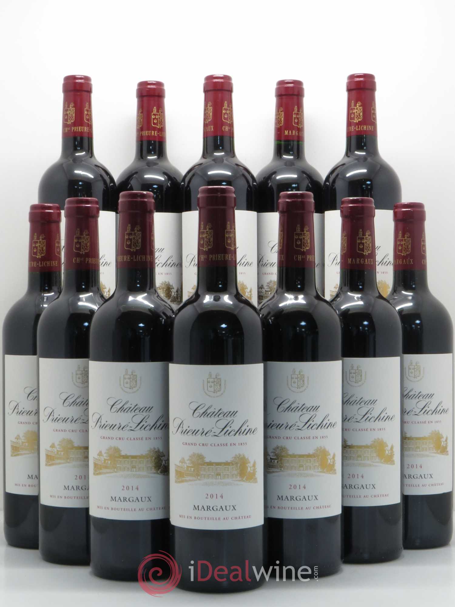 Château Prieuré Lichine 4ème Grand Cru Classé 2014 - Lot de 12 bouteilles - 0