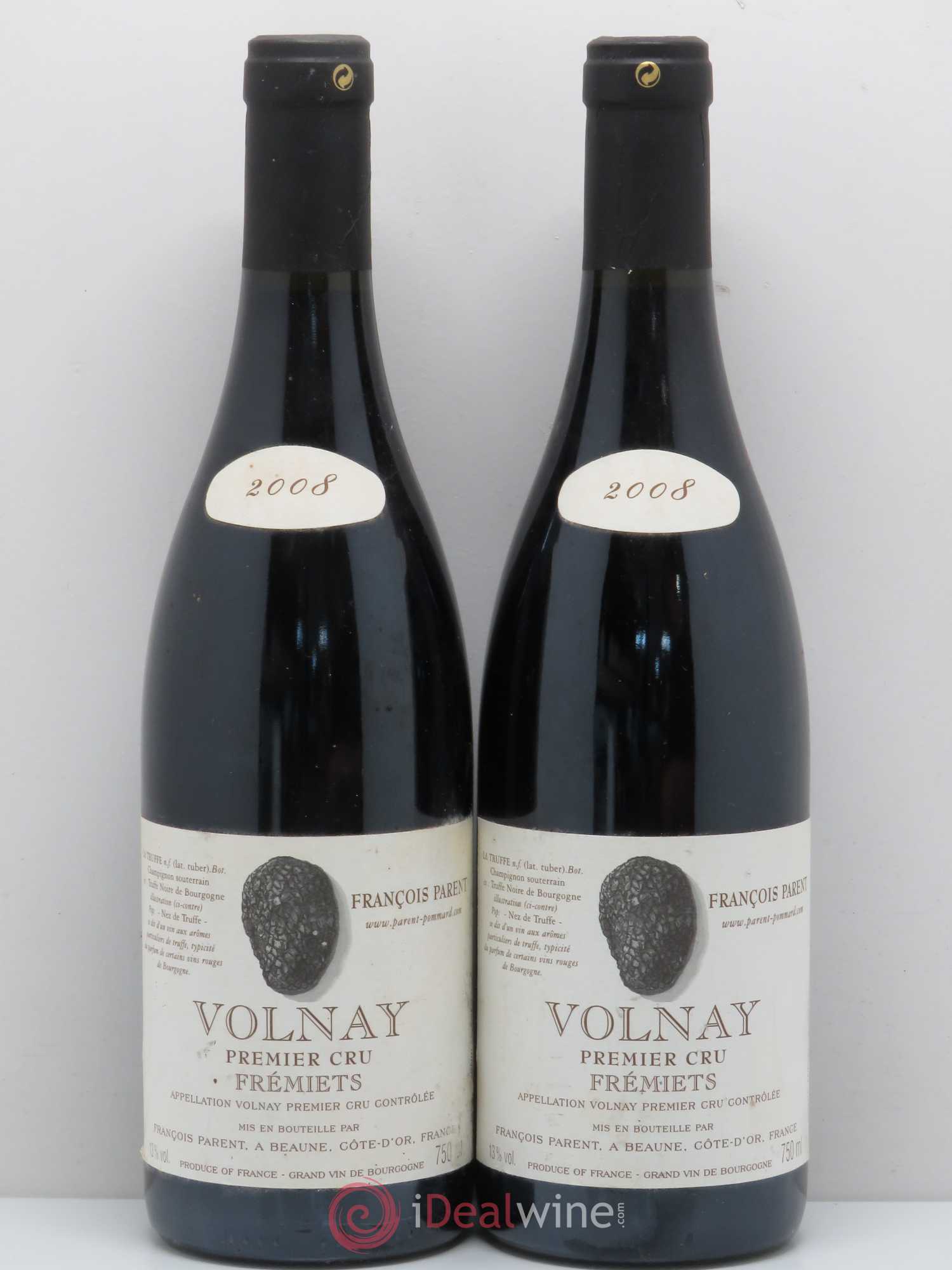 Volnay 1er Cru Les Fremiets Domaine Francois Parent 2008 - Posten von 2 Flaschen - 0