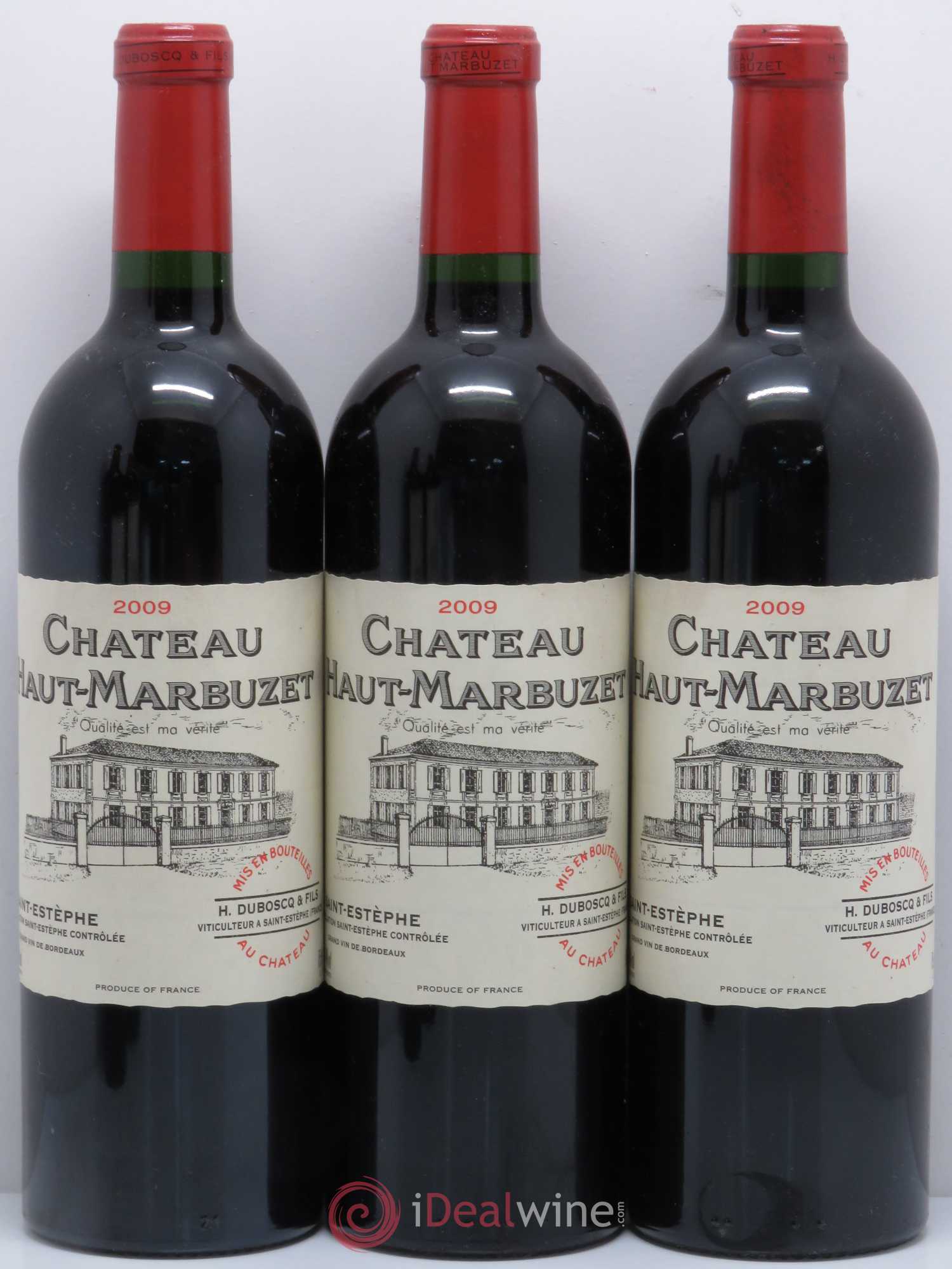 Château Haut Marbuzet 2009 - Lot de 12 bouteilles - 1