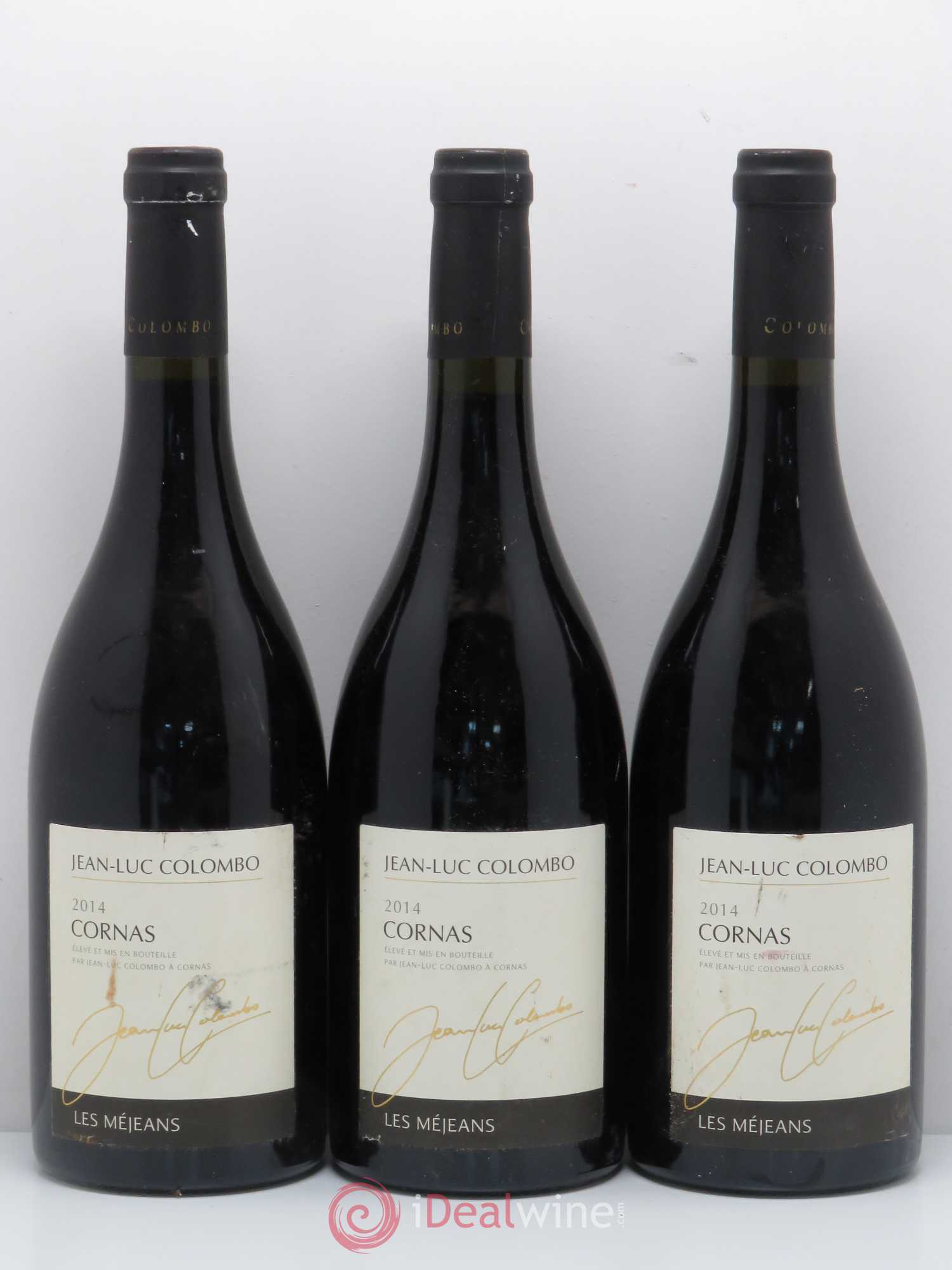 Cornas Les Mejeans Jean Luc Colombo 2014 - Lot de 3 bouteilles - 0
