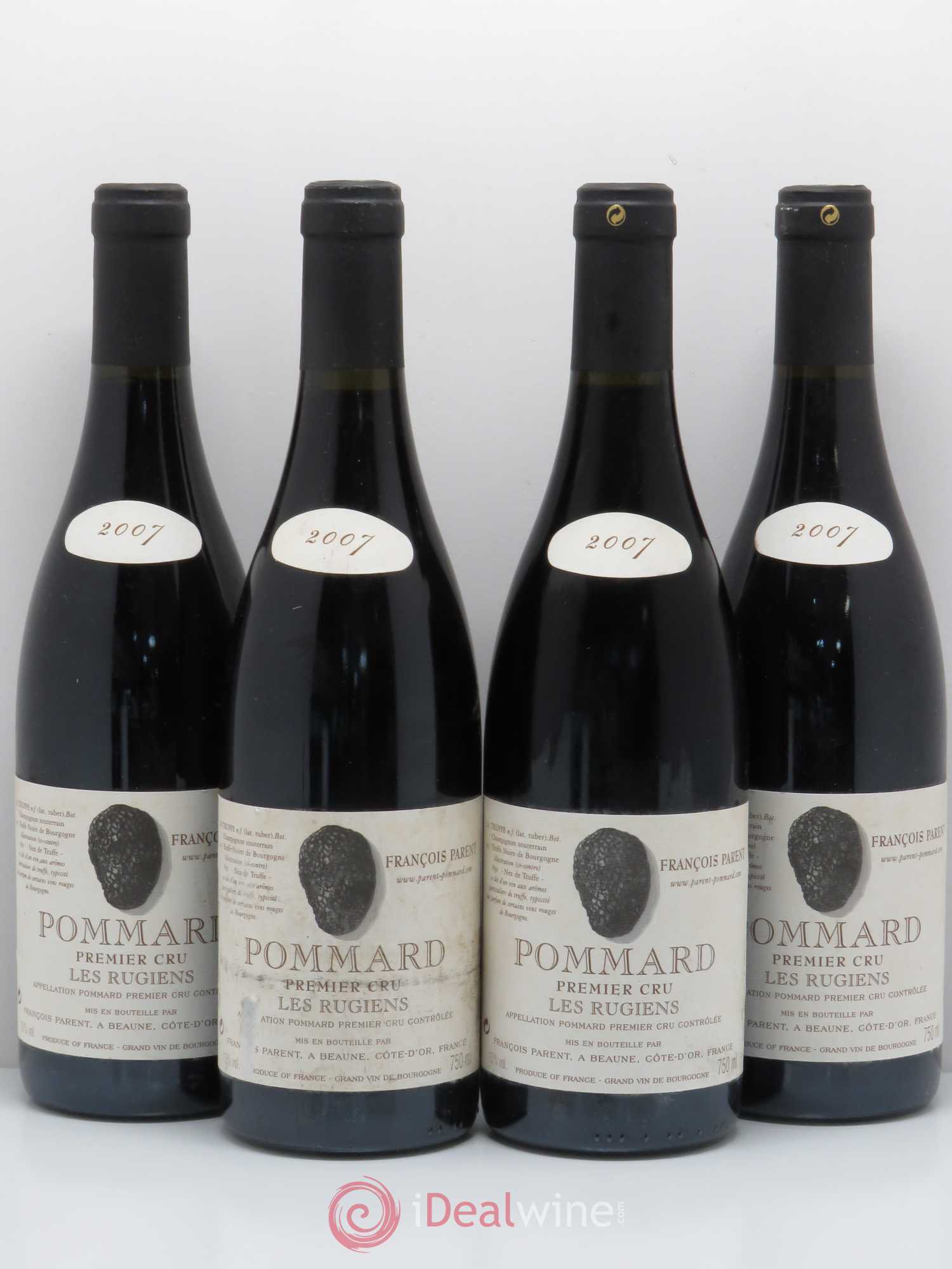 Pommard 1er Cru Les Rugiens Parent (Domaine) 2007 - Lot de 4 bouteilles - 0