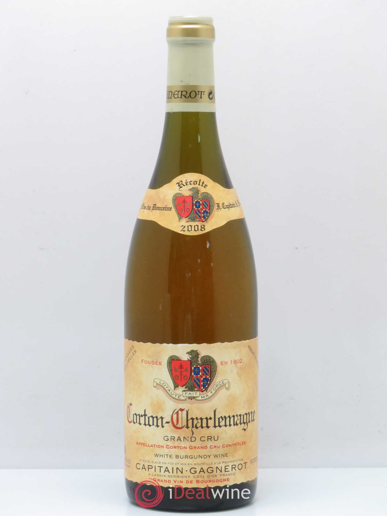 Corton-Charlemagne Grand Cru Capitain Gagneraud 2008 - Posten von 1 Flasche - 0