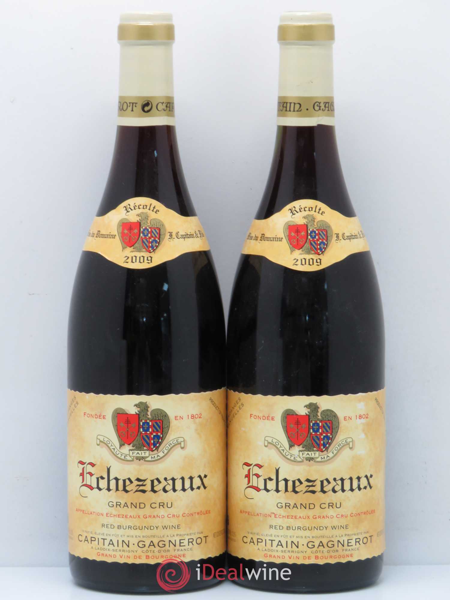 Echezeaux Grand Cru Capitain Gagneraud 2009 - Lot de 2 bouteilles - 0
