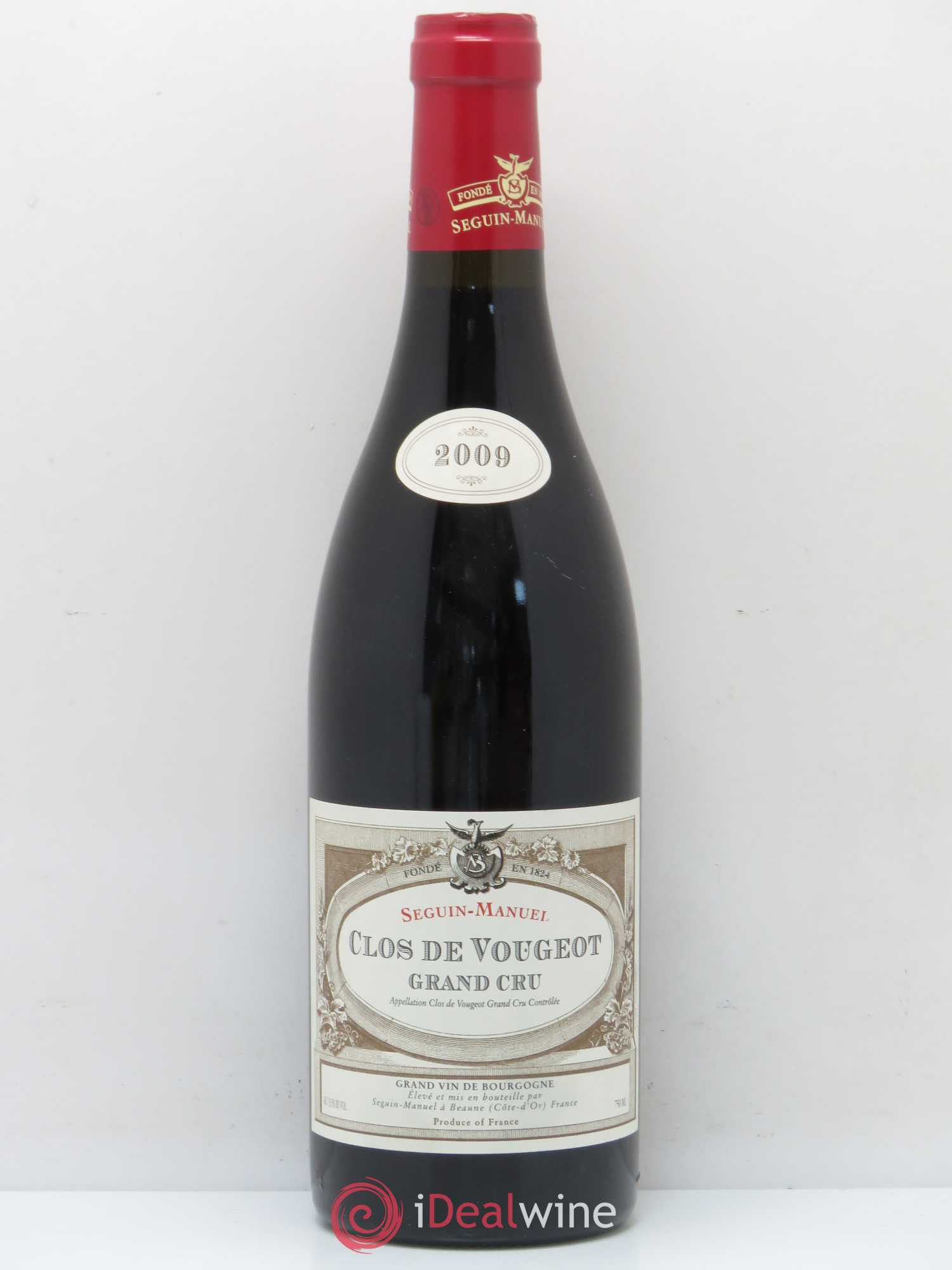 Clos de Vougeot Grand Cru Seguin Manuel 2009 - Lot de 1 bouteille - 0