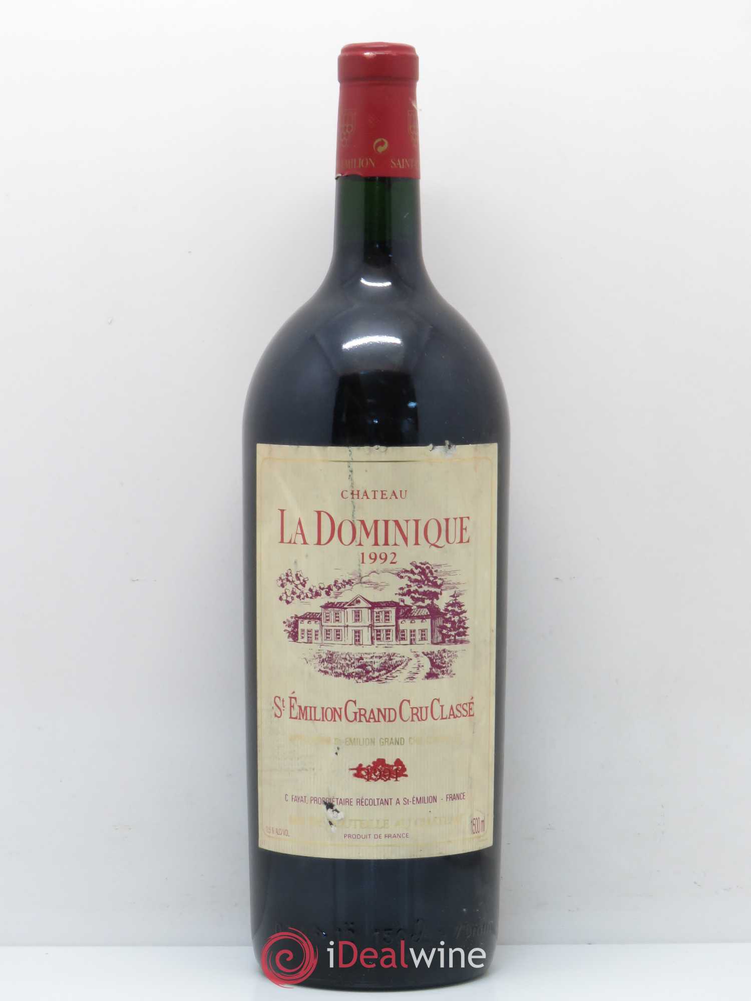 Château la Dominique Grand Cru Classé 1992 - Lot de 1 magnum - 0