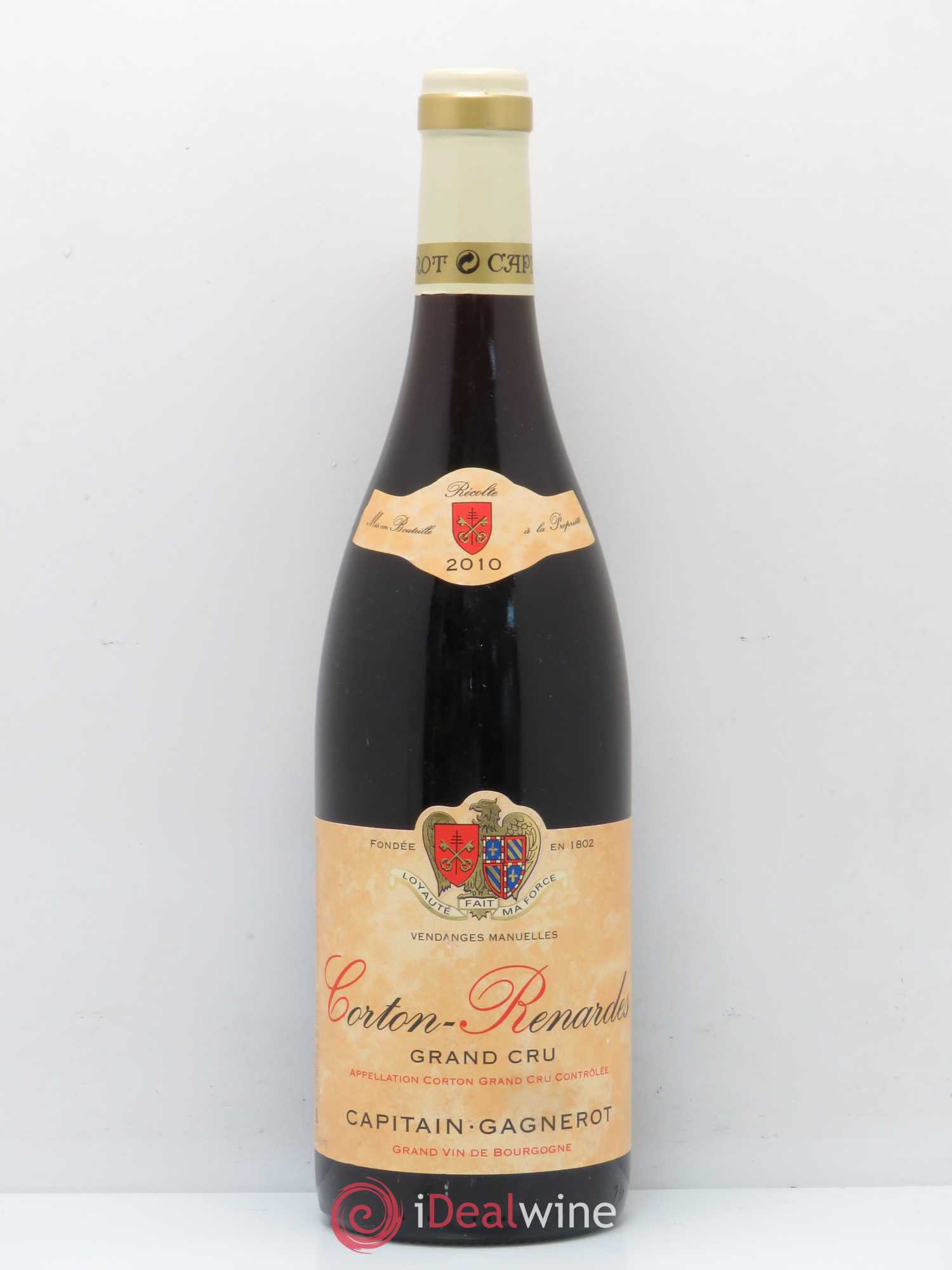 Corton Grand Cru Captain-Gagnerot 2010 - Lot de 1 bouteille - 0