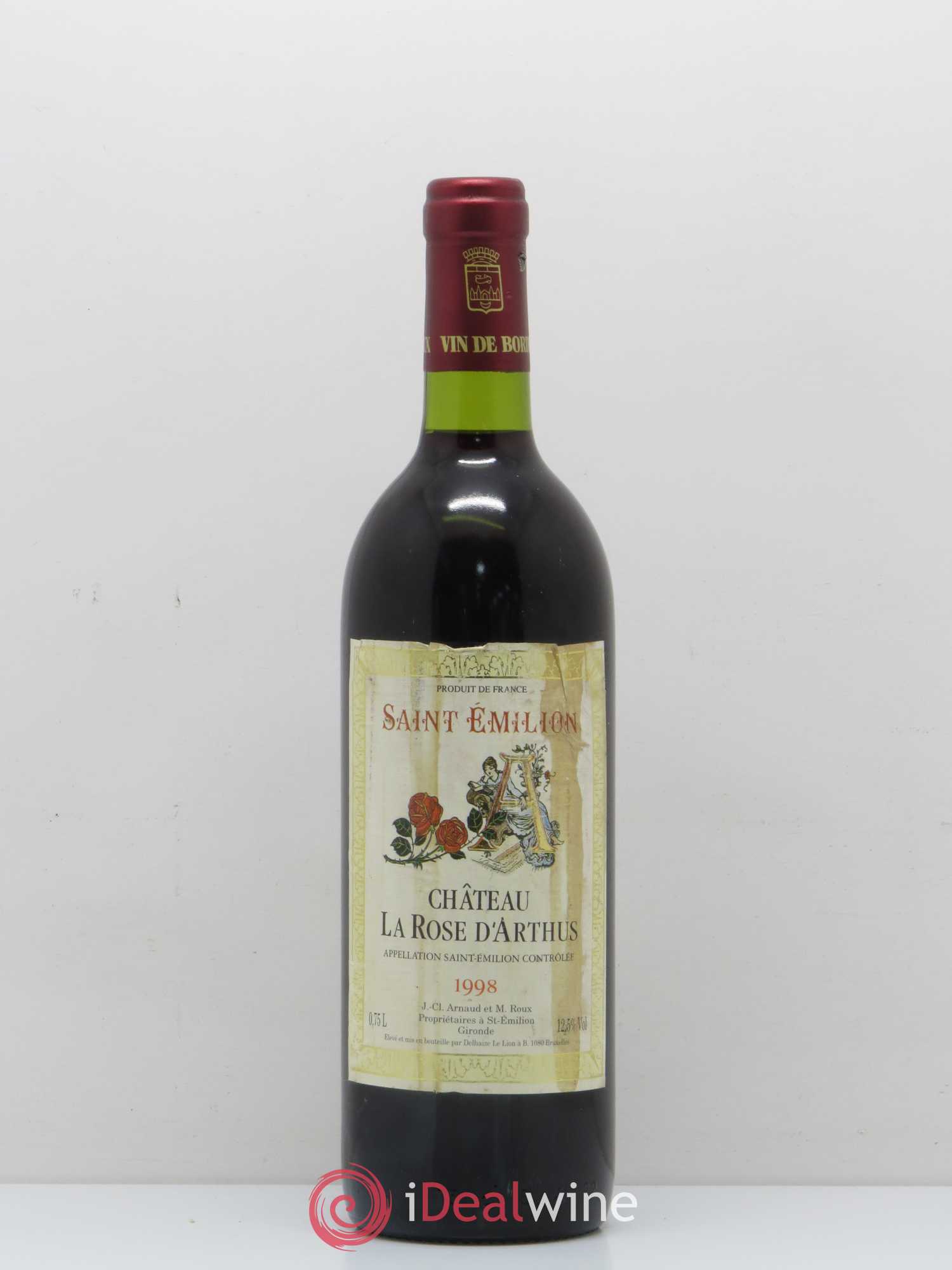 Saint-Émilion Château la Rose d'Arthus 1998 - Posten von 1 Flasche - 0