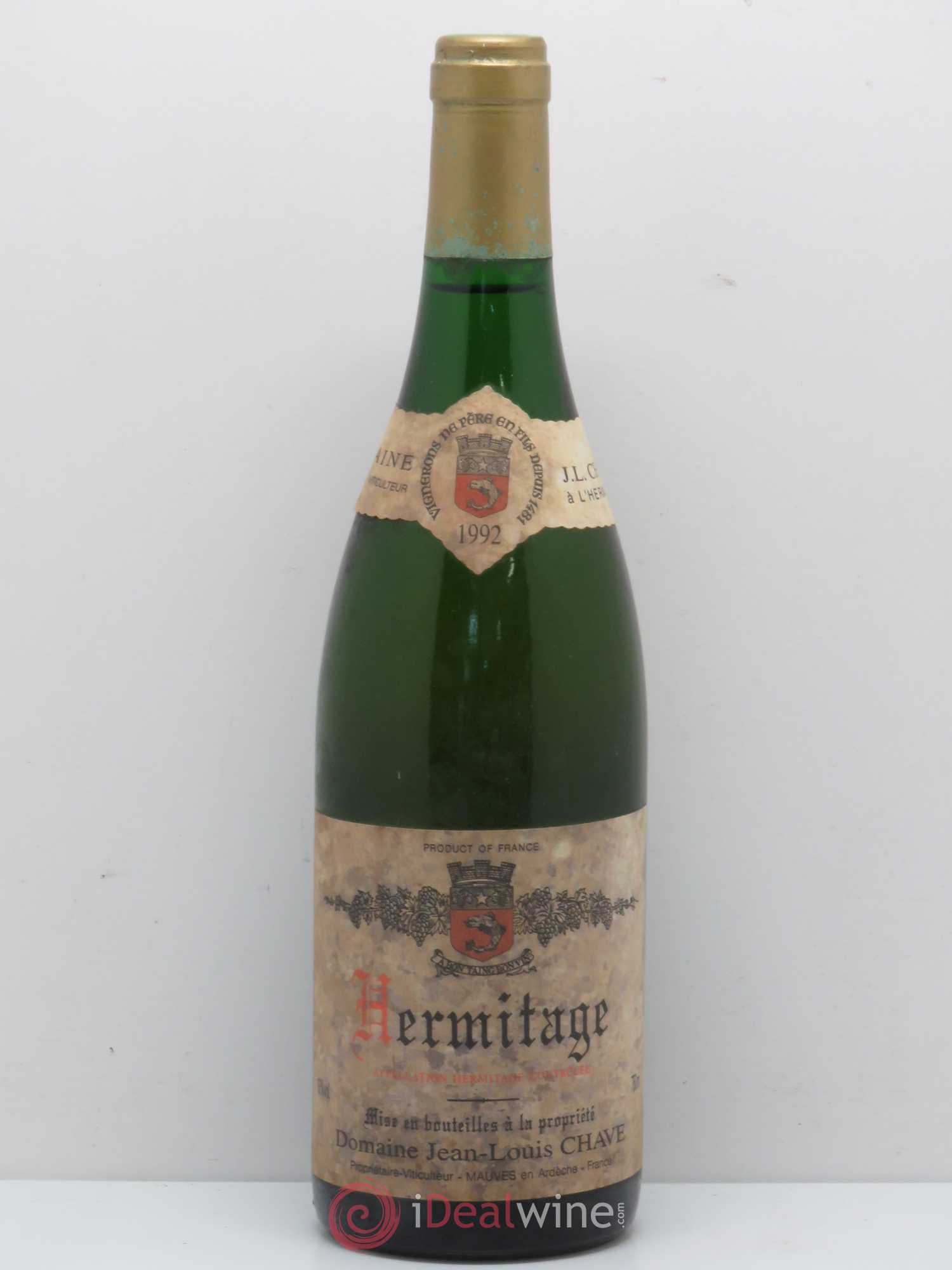 Hermitage Jean-Louis Chave 1992 - Lot de 1 bouteille - 0