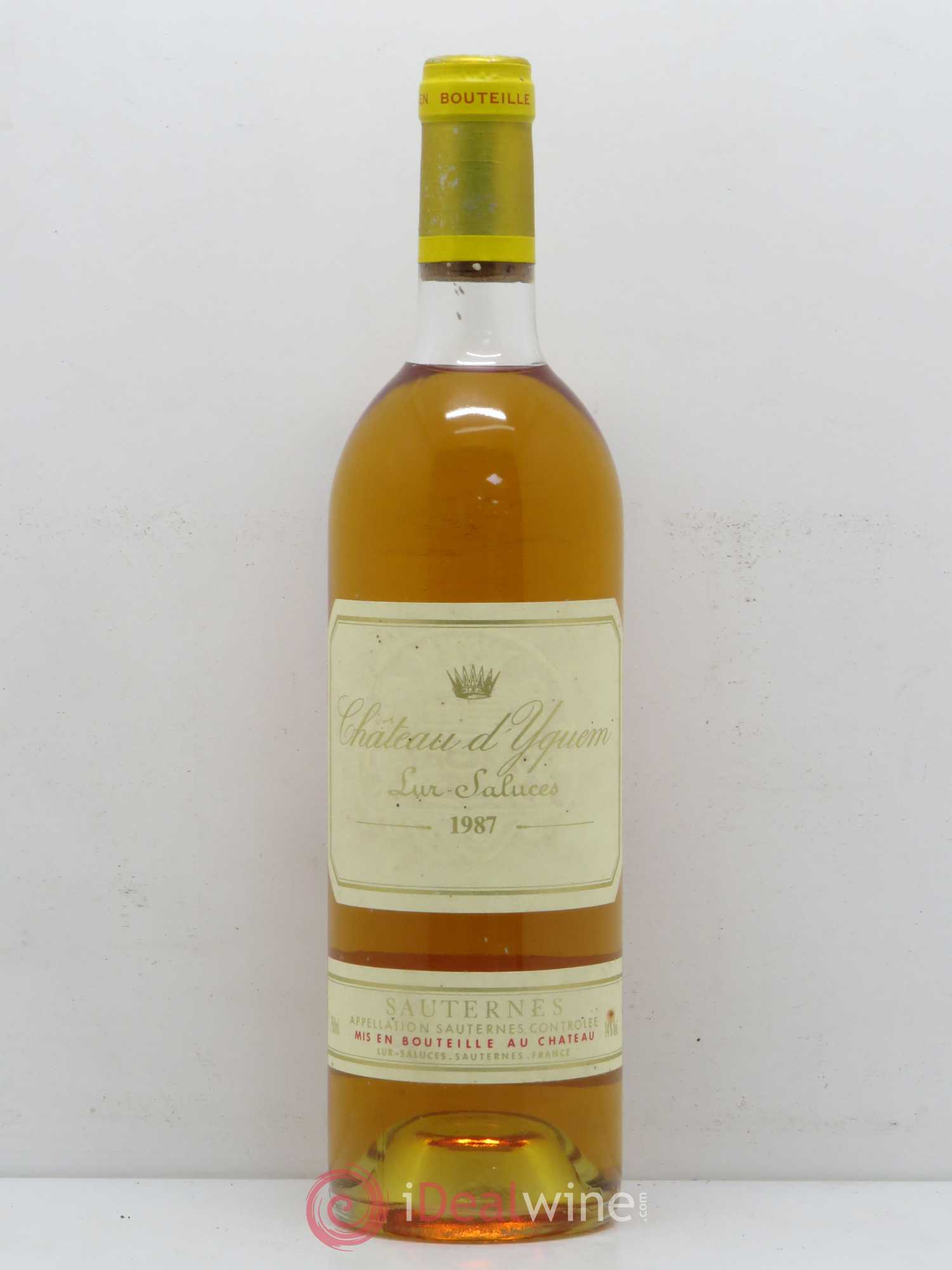 Château d' Yquem 1er Cru Classé Supérieur 1987 - Lotto di 1 bottiglia - 0