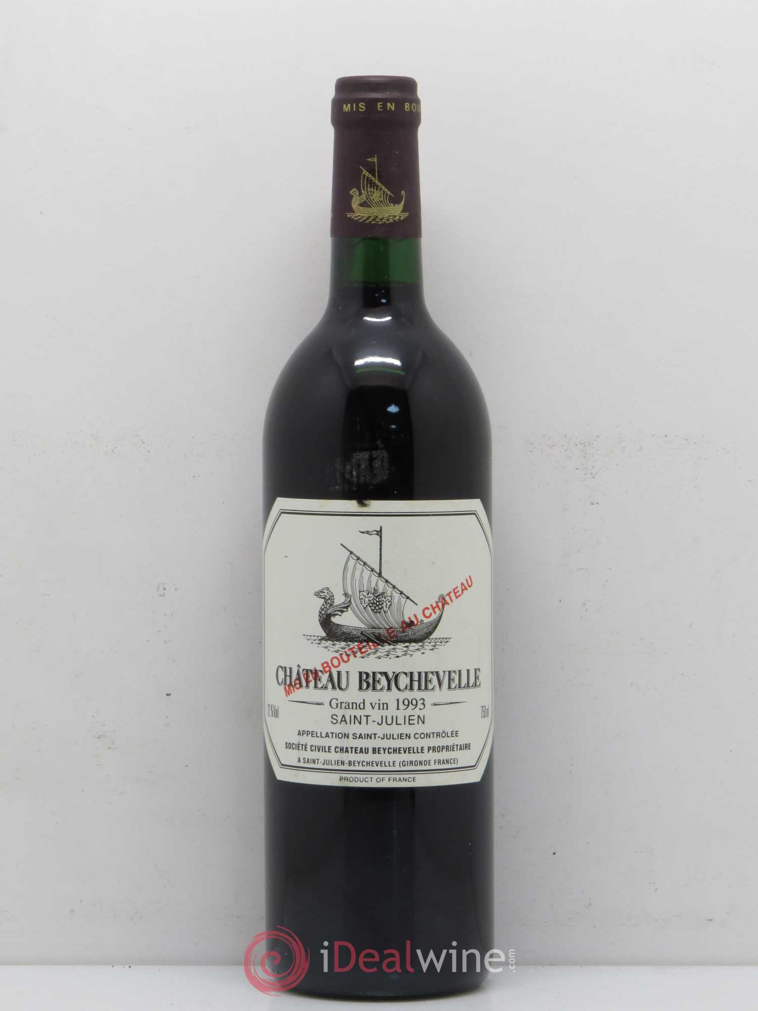 Château Beychevelle 4ème Grand Cru Classé 1993 - Lot de 1 bouteille - 0