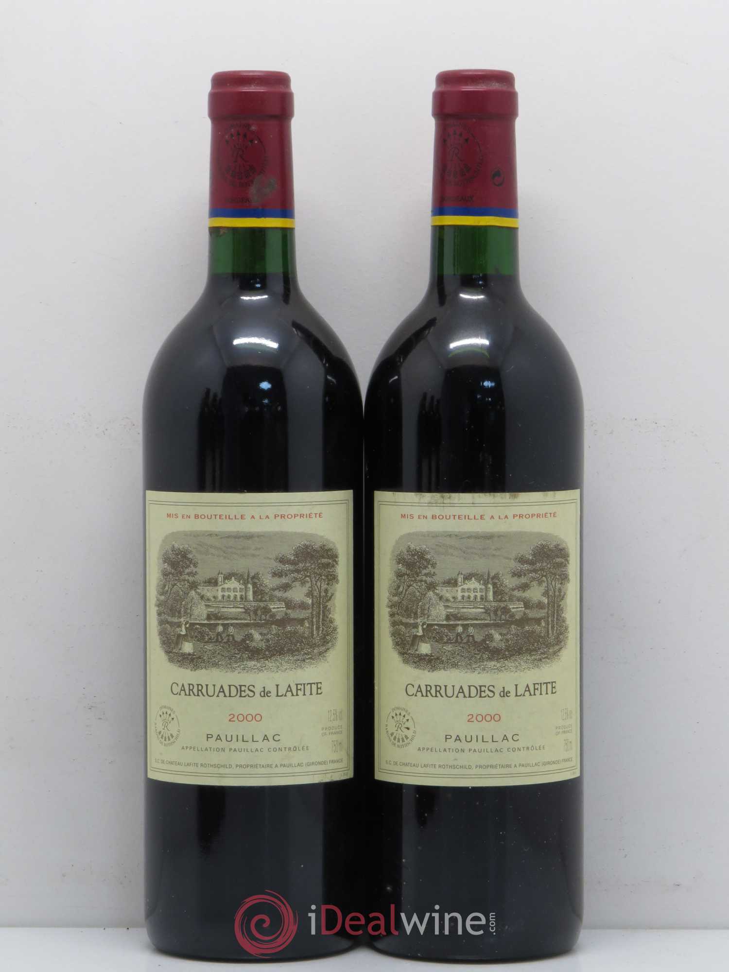Carruades de Lafite Rothschild Second Vin 2000 - Lot de 5 bouteilles - 2