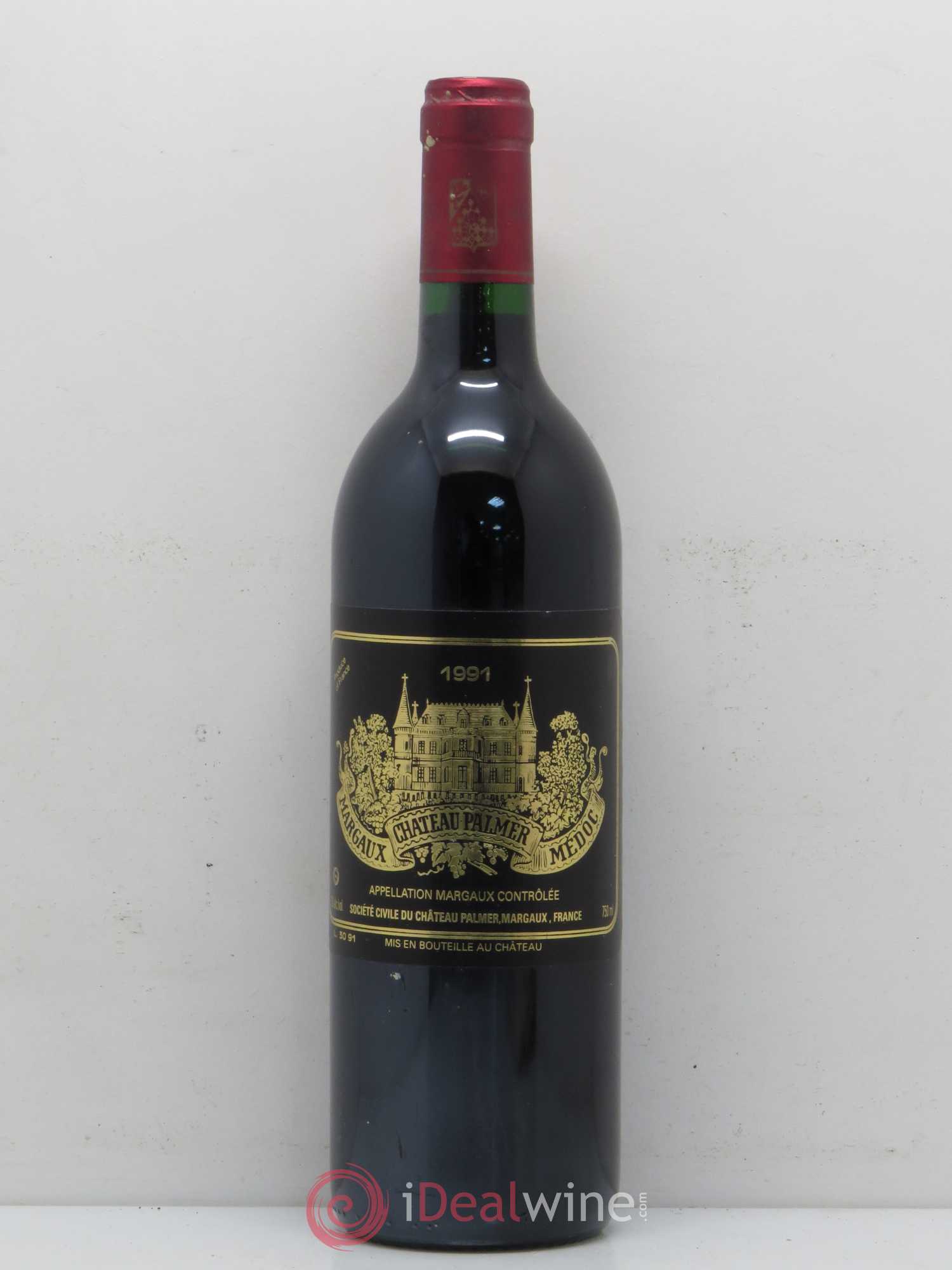 Château Palmer 3ème Grand Cru Classé 1991 - Lot de 1 bouteille - 0