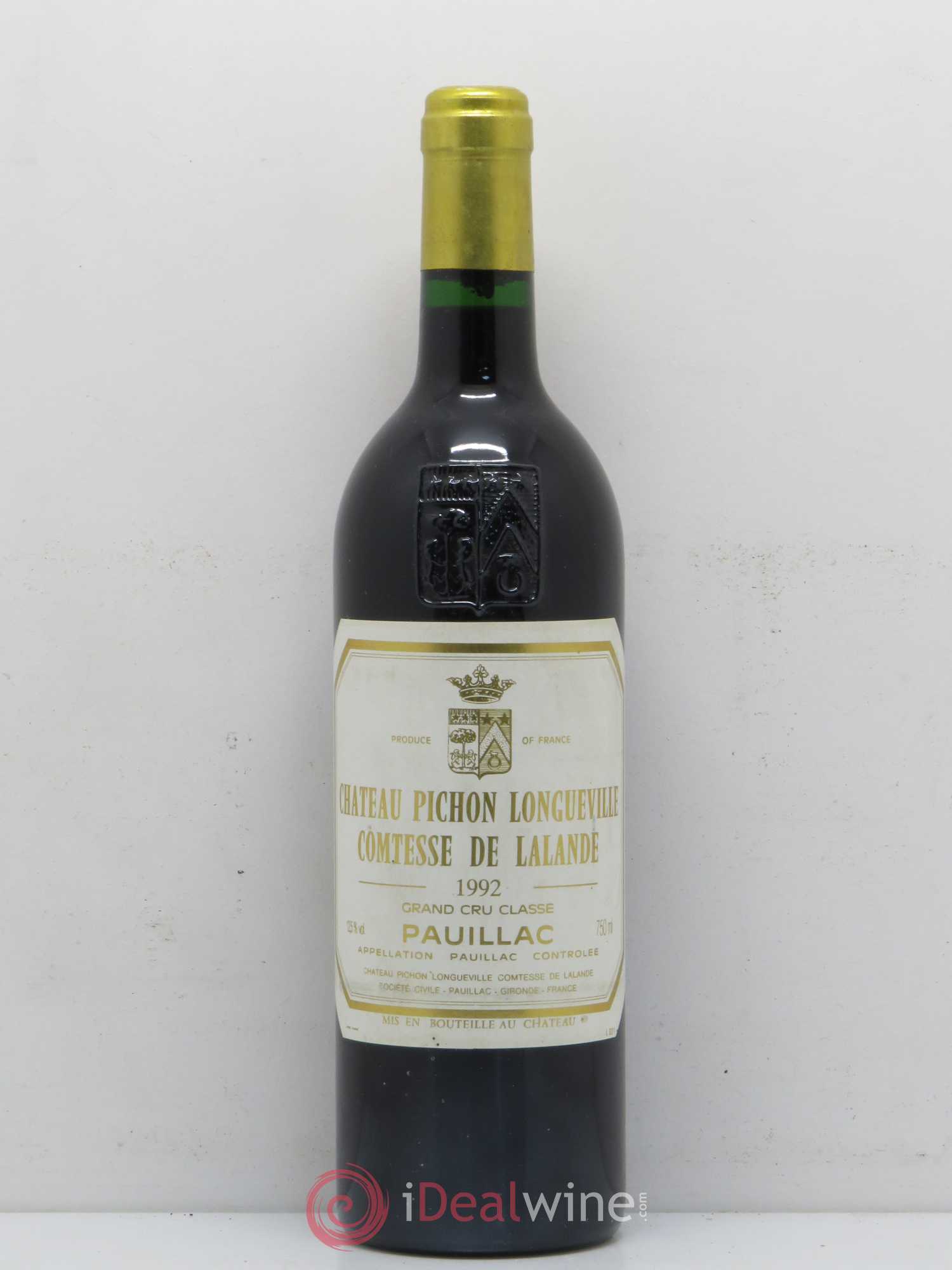 Château Pichon Longueville Comtesse de Lalande 2ème Grand Cru Classé 1992 - Lot de 1 bouteille - 0