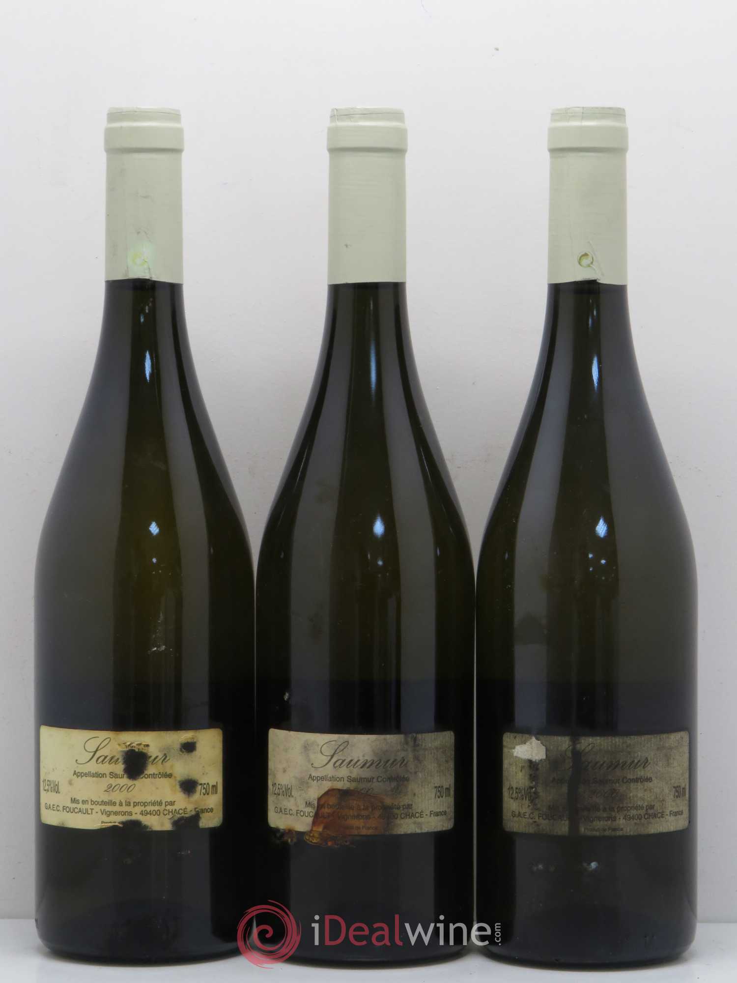 Saumur Brézé Clos Rougeard 2000 - Lot de 3 bouteilles - 1