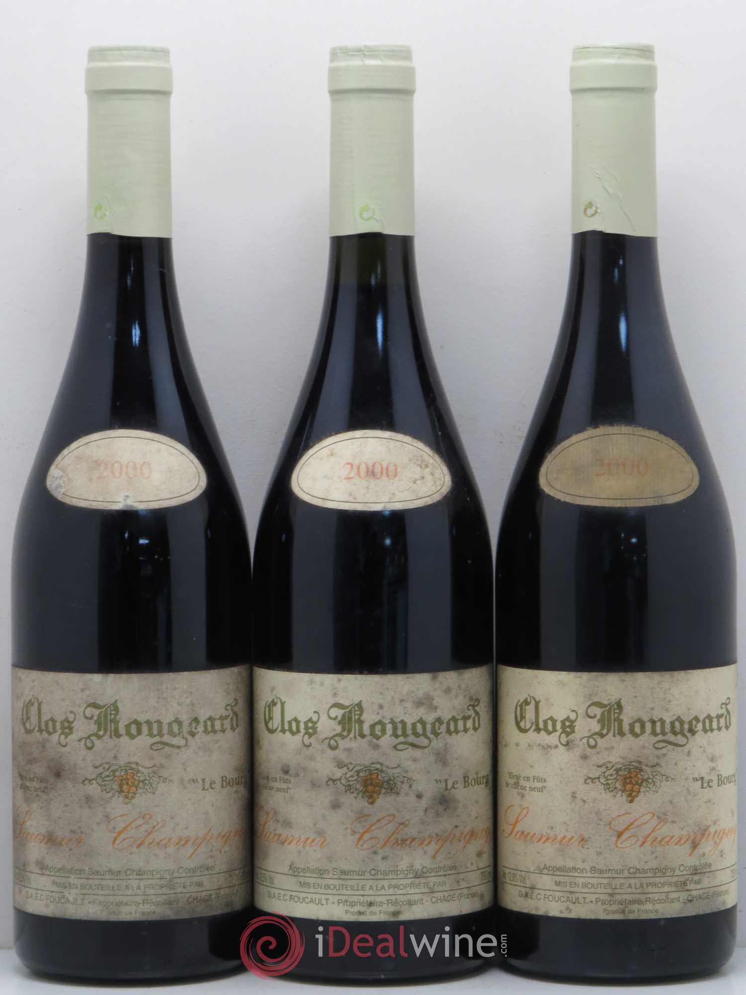 Saumur-Champigny Le Bourg Clos Rougeard 2000 - Lot de 3 bouteilles - 0