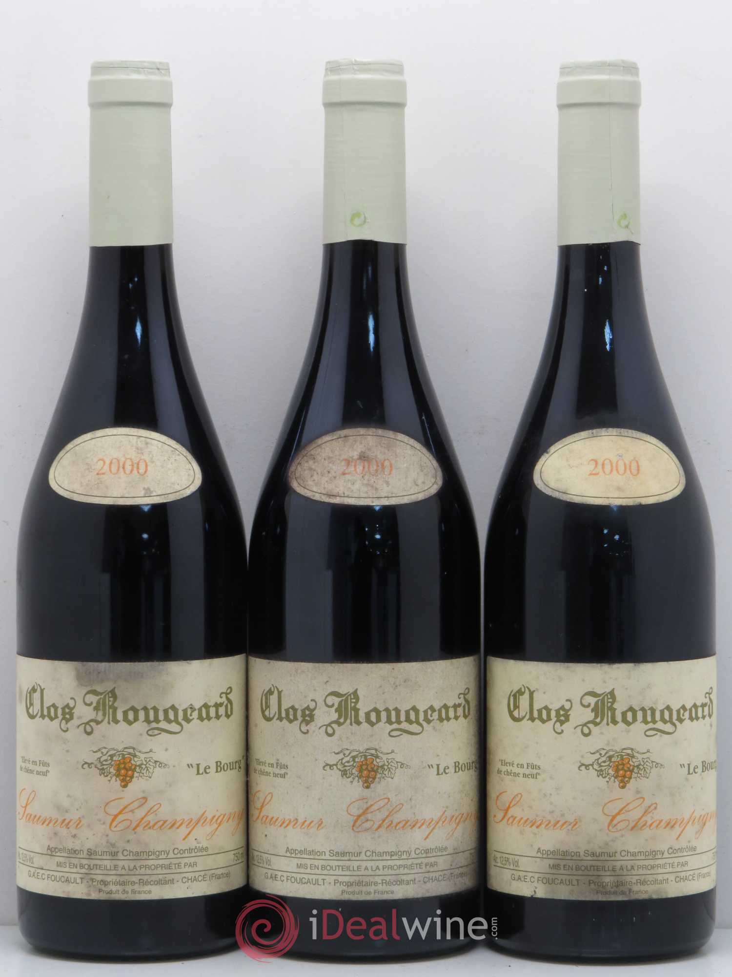 Saumur-Champigny Le Bourg Clos Rougeard 2000 - Lot de 3 bouteilles - 0