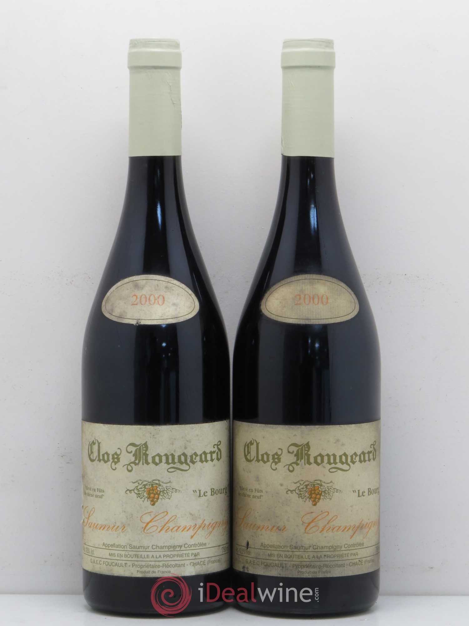 Saumur-Champigny Le Bourg Clos Rougeard 2000 - Lot de 2 bouteilles - 0