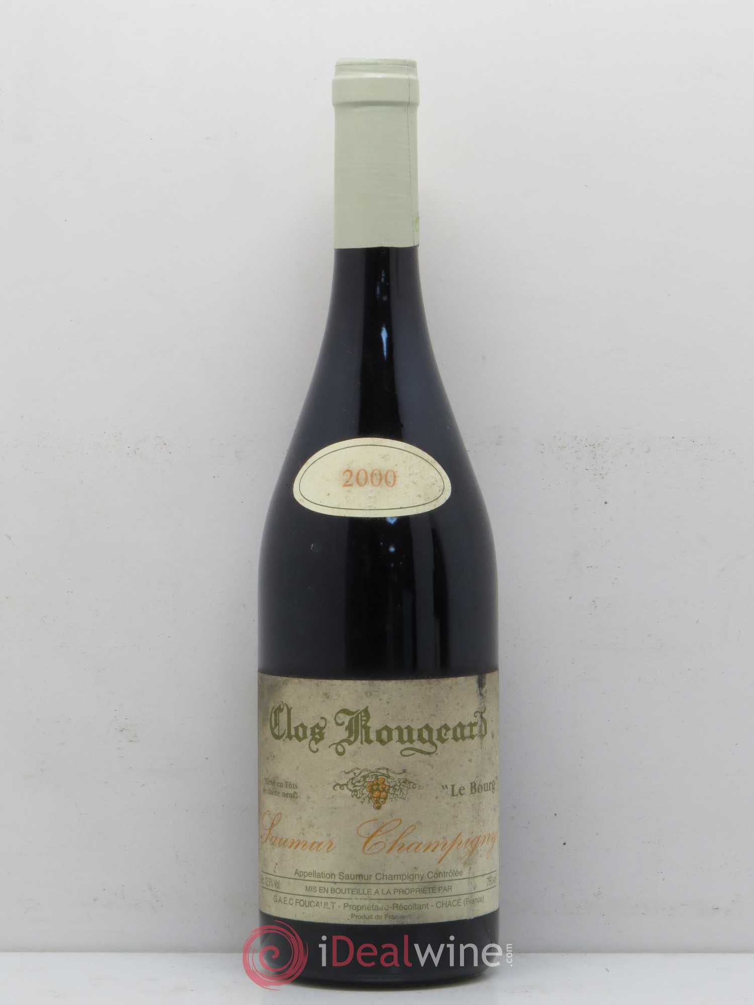 Saumur-Champigny Le Bourg Clos Rougeard 2000 - Lot de 1 bouteille - 0