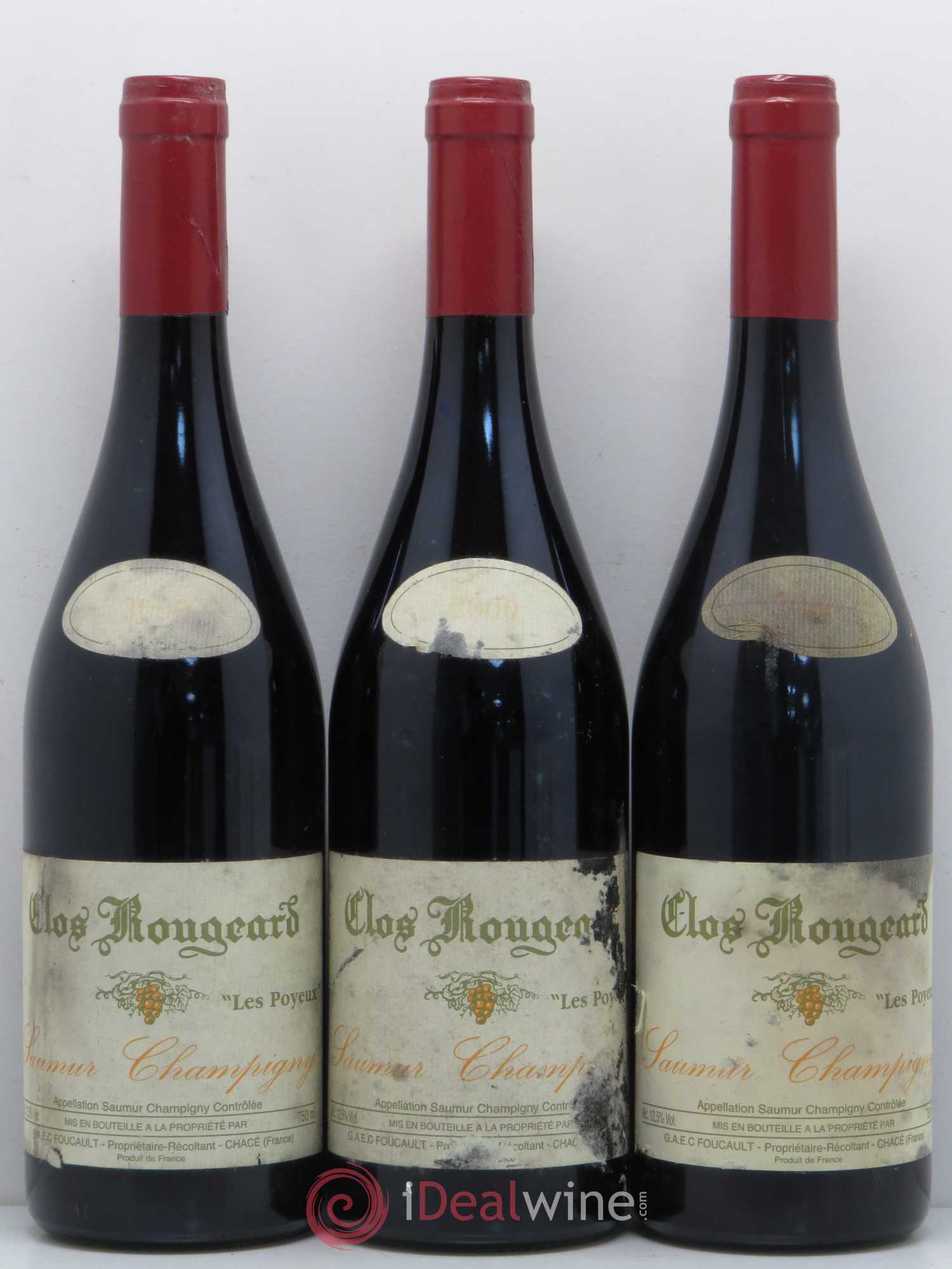 Saumur-Champigny Les Poyeux Clos Rougeard 2000 - Lot de 3 bouteilles - 0