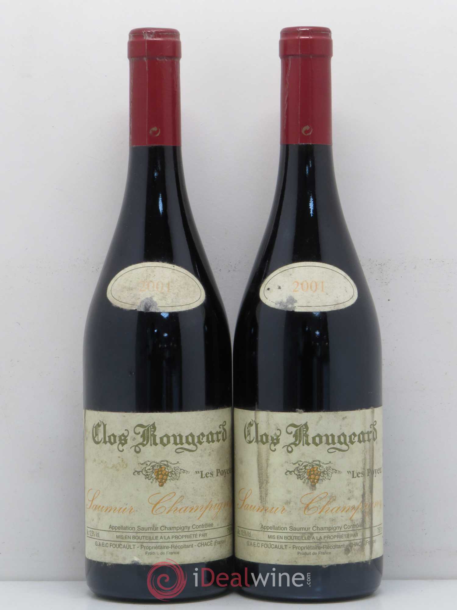 Saumur-Champigny Les Poyeux Clos Rougeard 2001 - Lot de 2 bouteilles - 0
