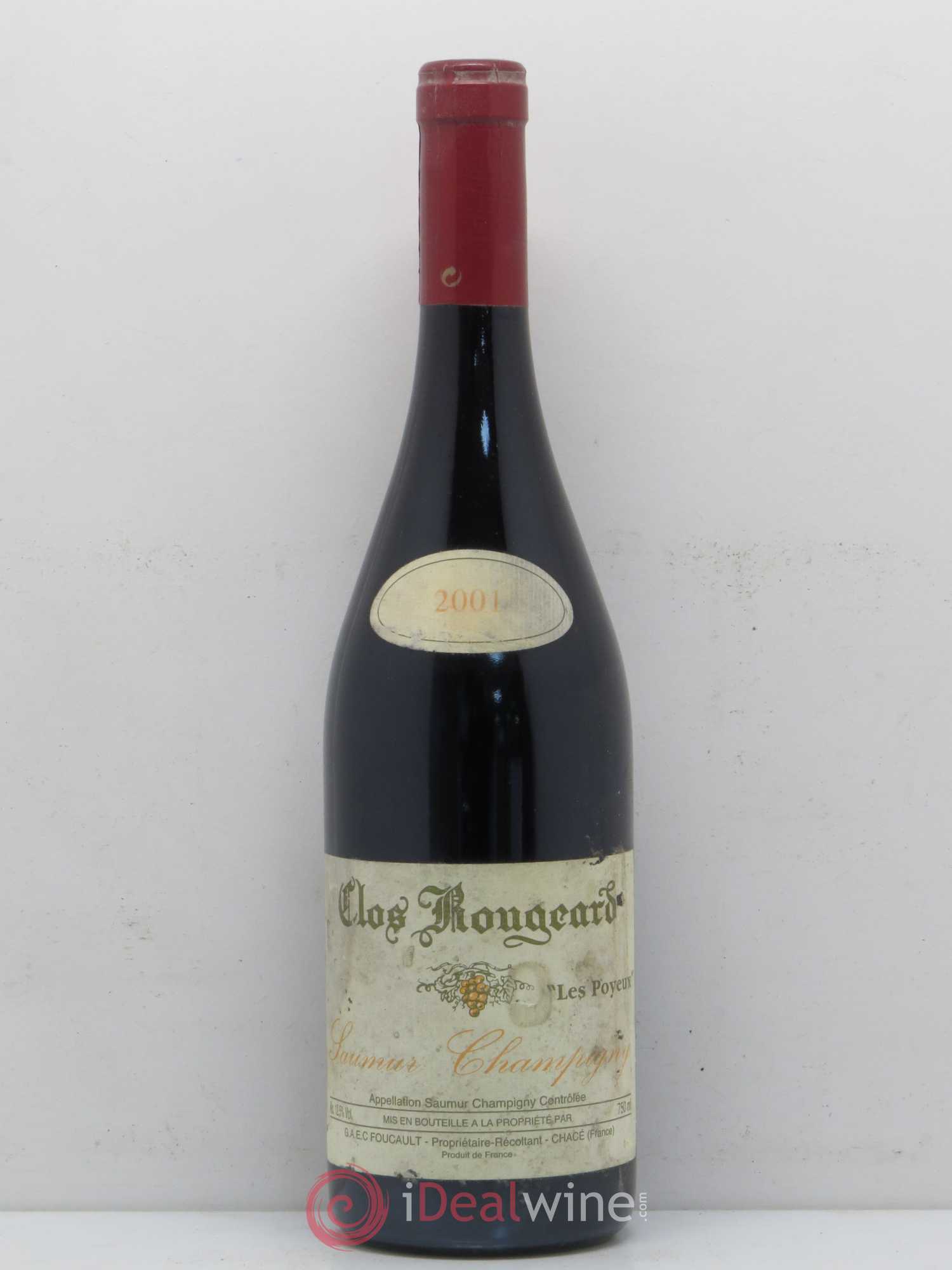 Saumur-Champigny Les Poyeux Clos Rougeard 2001 - Lot de 1 bouteille - 0