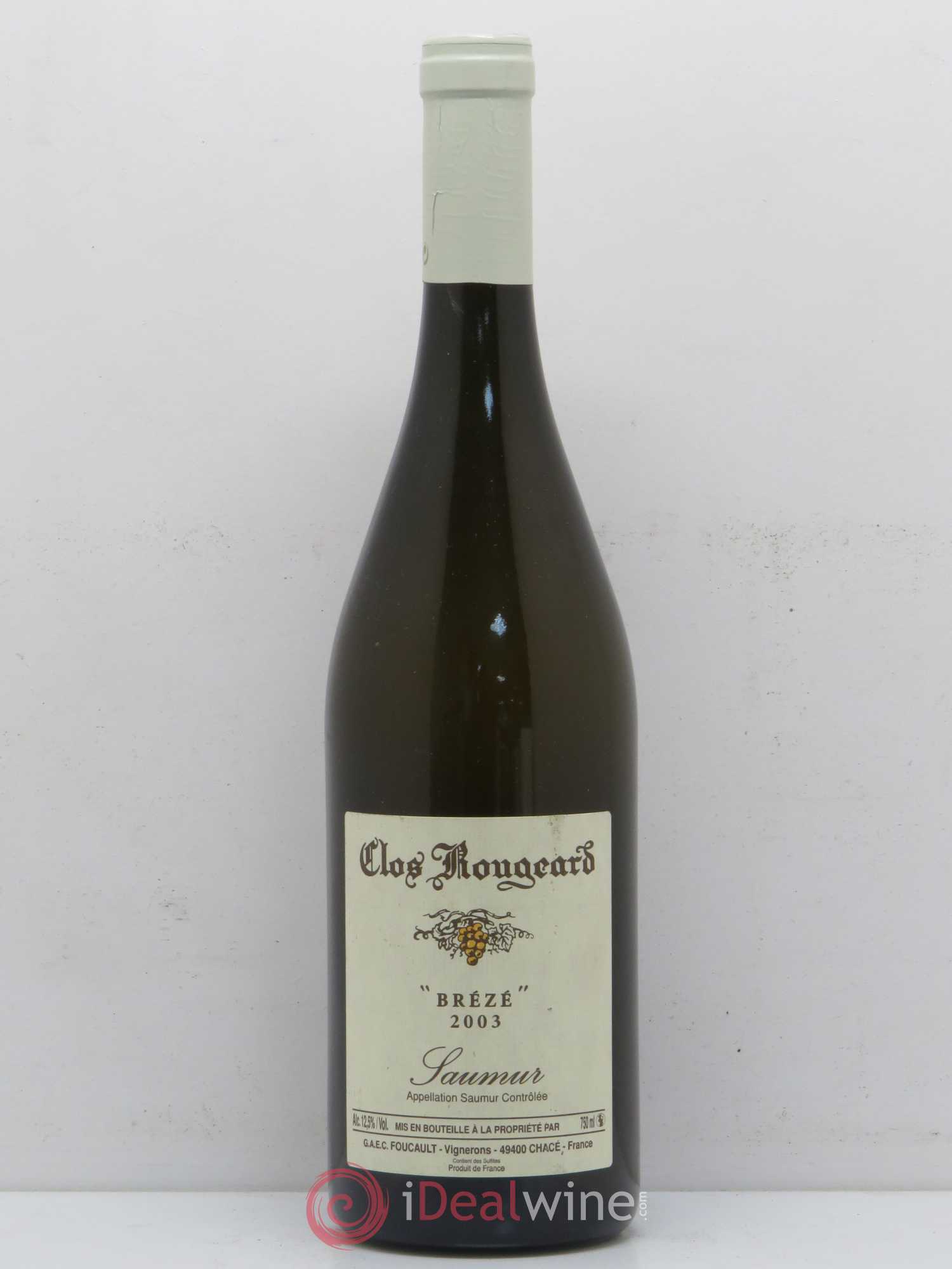 Saumur Brézé Clos Rougeard 2003 - Posten von 1 Flasche - 0