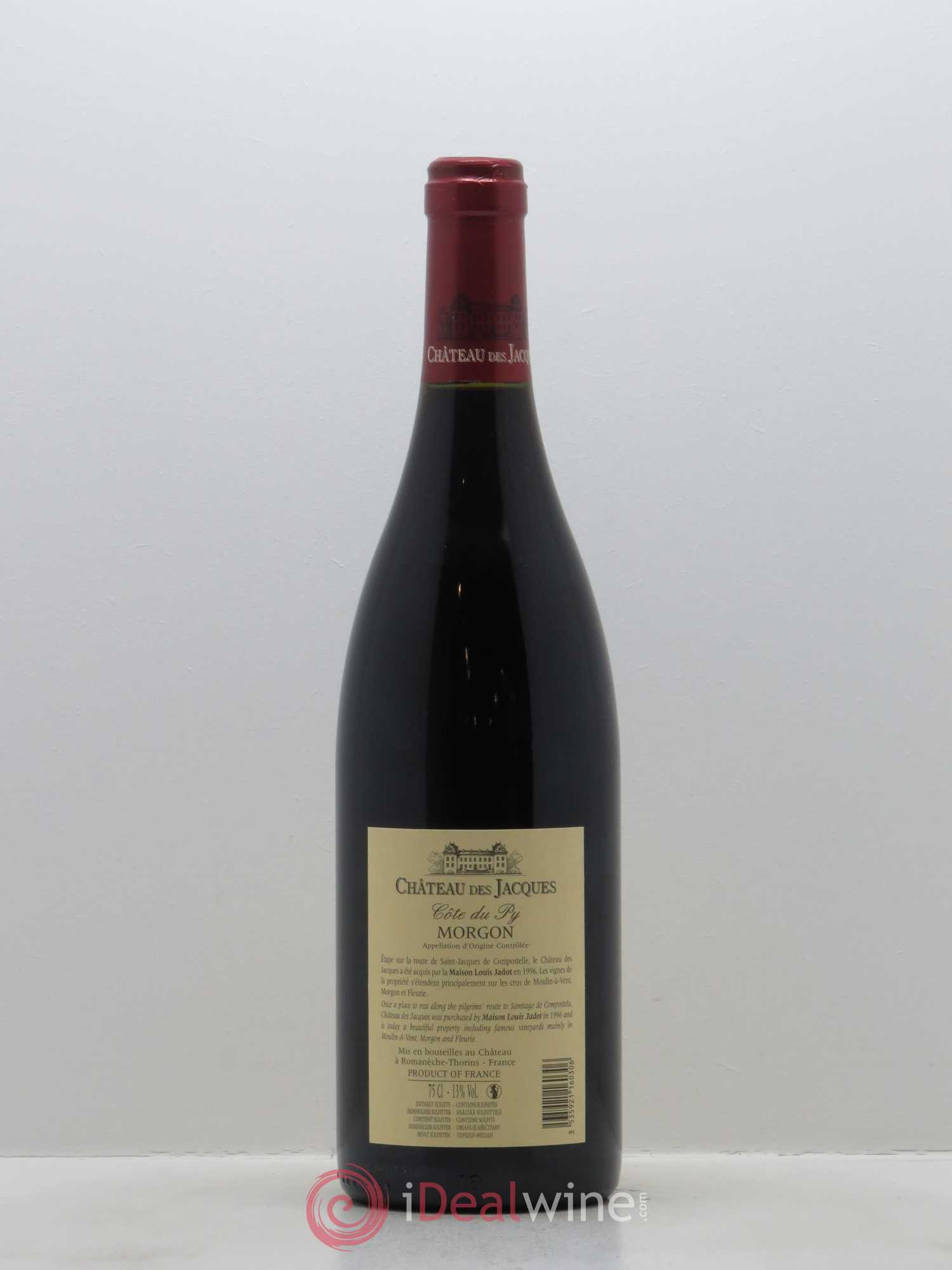 Morgon Côte du Py Château des Jacques 2013 - Lot de 1 bouteille - 1