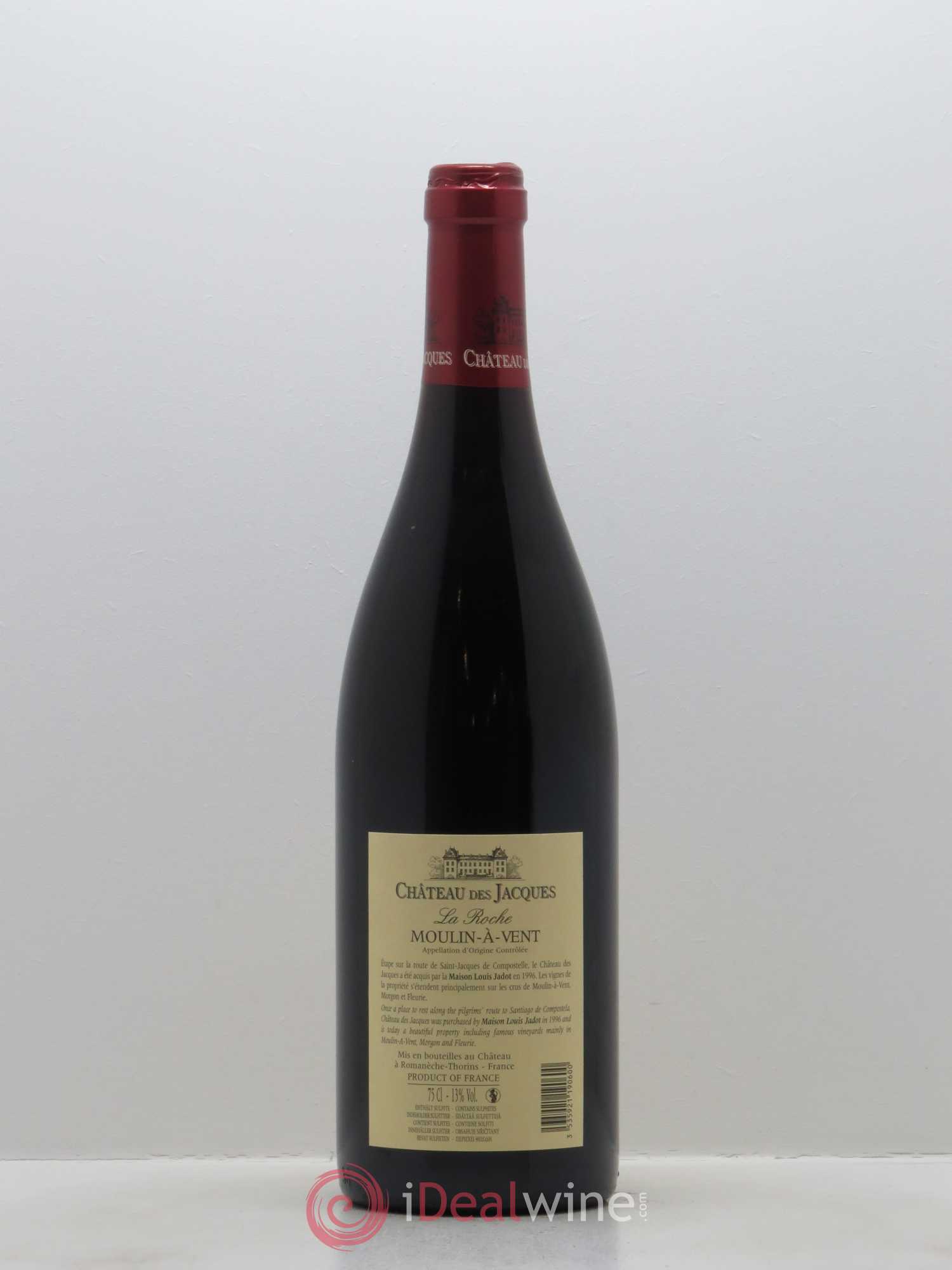 Moulin-à-Vent La Roche Château des Jacques 2003 - Lot de 1 bouteille - 1