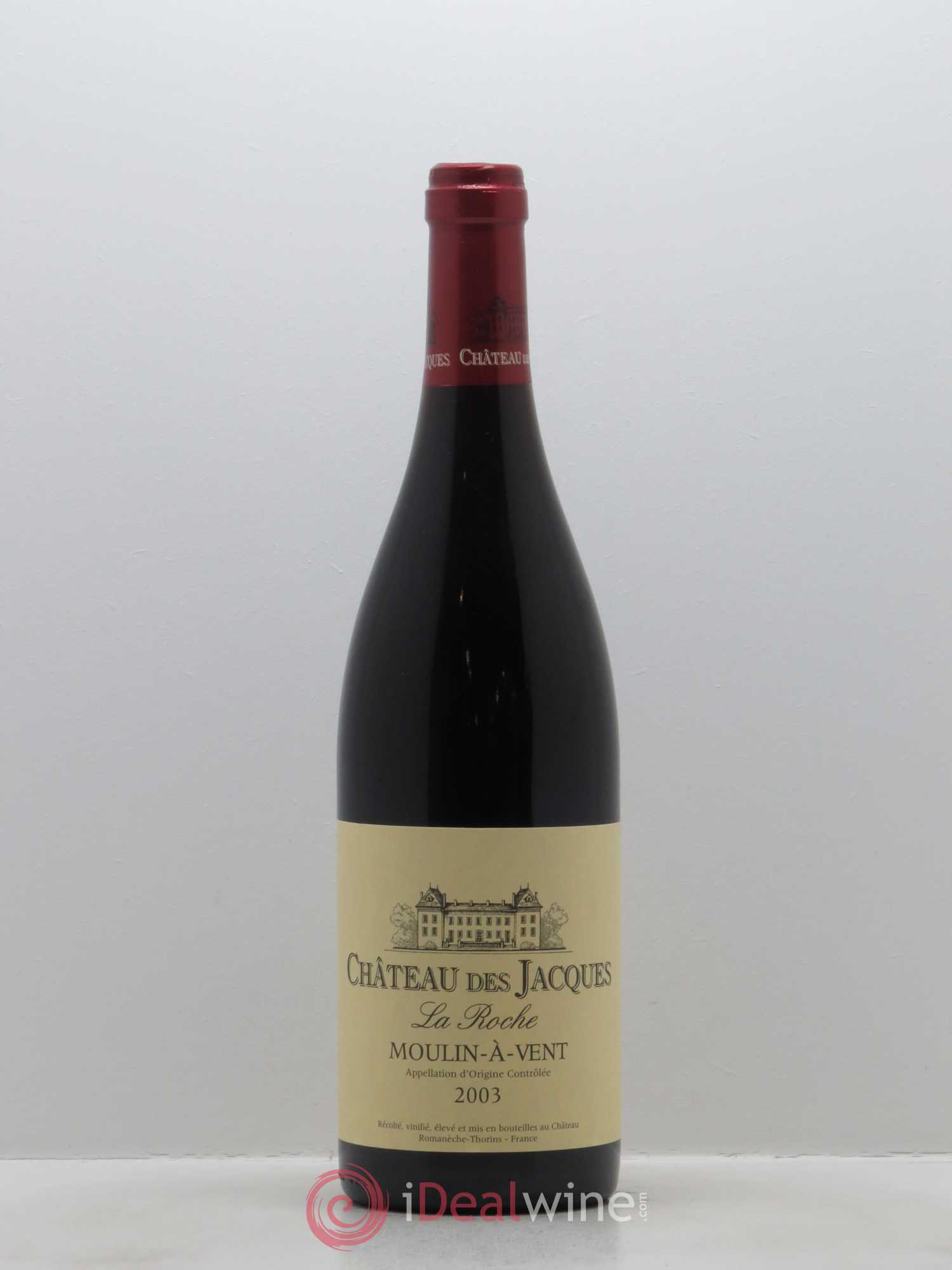 Moulin-à-Vent La Roche Château des Jacques 2003 - Lot de 1 bouteille - 0