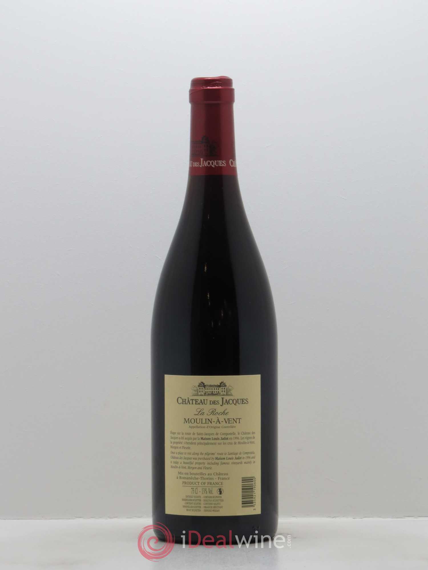 Moulin-à-Vent La Roche Château des Jacques 2008 - Lot de 1 bouteille - 1