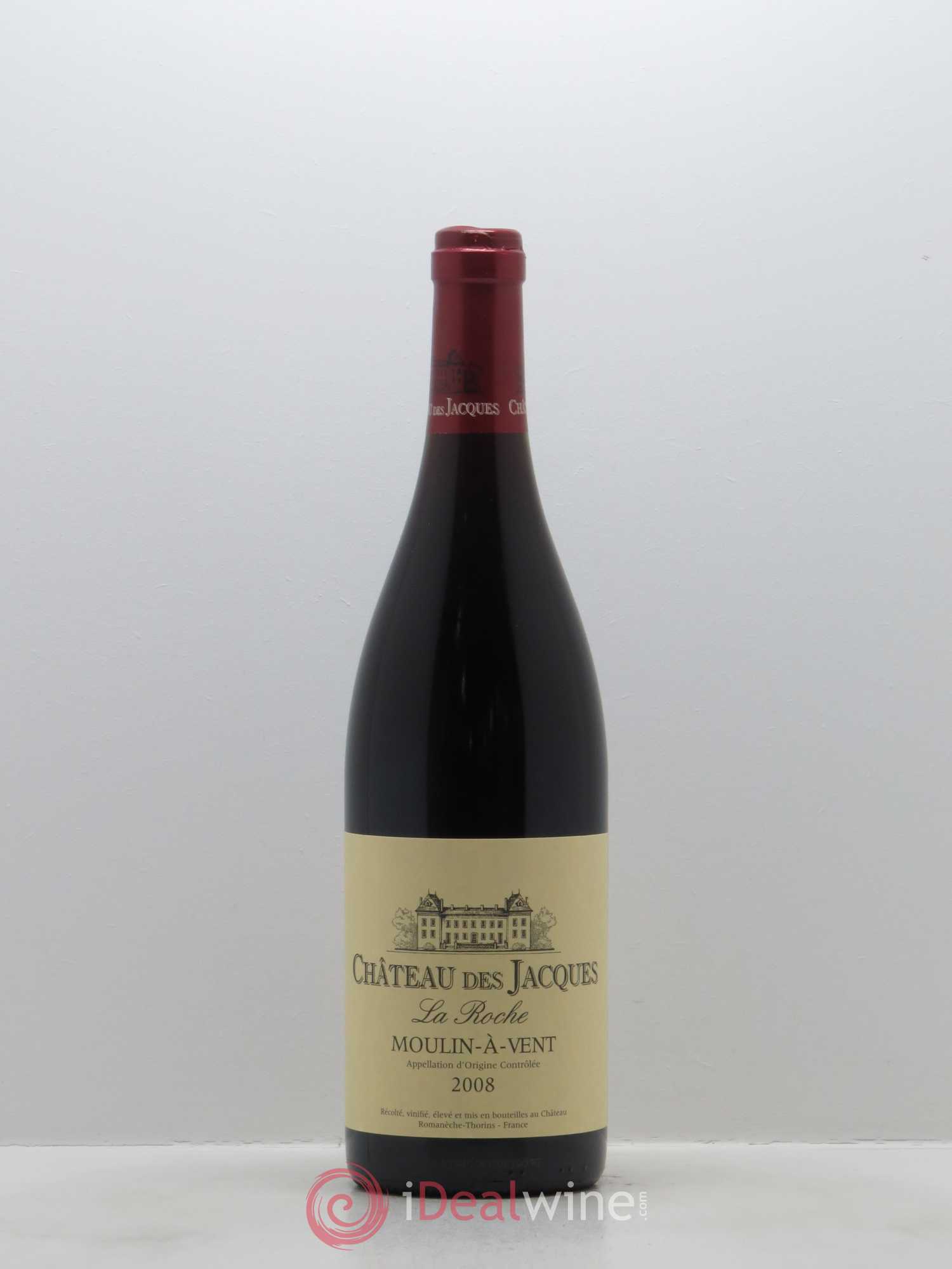 Moulin-à-Vent La Roche Château des Jacques 2008 - Lot de 1 bouteille - 0