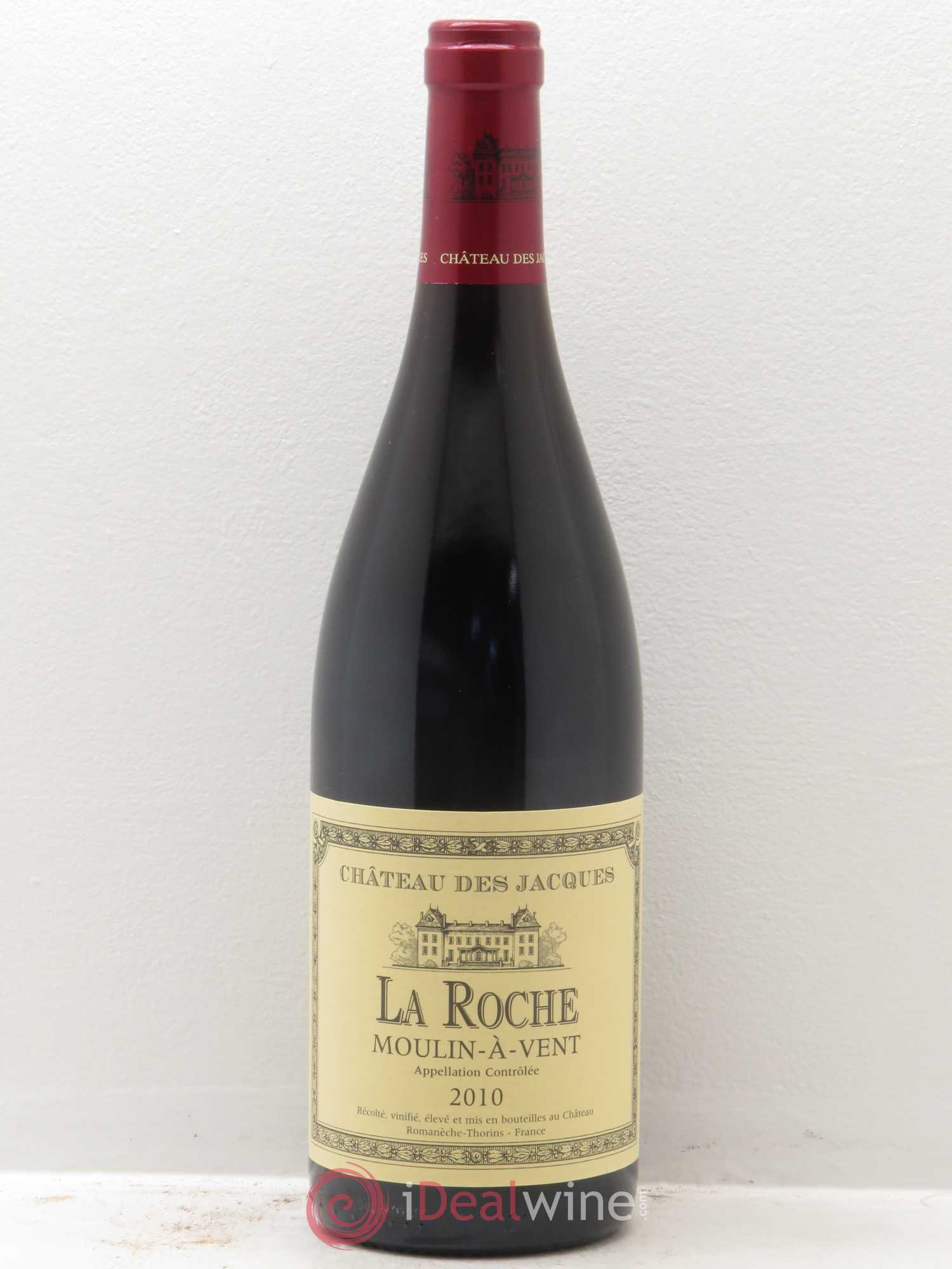 Moulin-à-Vent La Roche Château des Jacques 2010 - Lot de 1 bouteille - 0