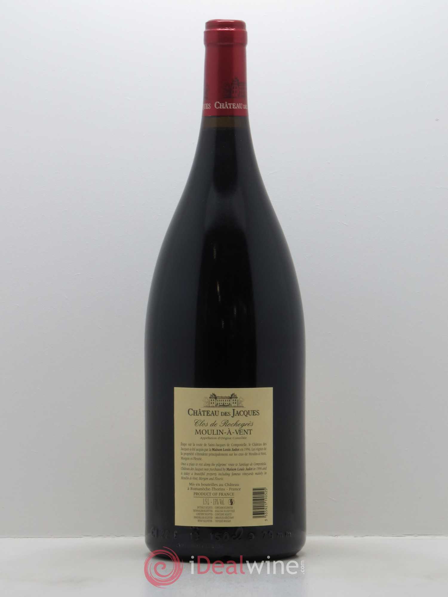 Moulin-à-Vent Clos de Rochegrès Château des Jacques 2012 - Posten von 1 Magnum - 1