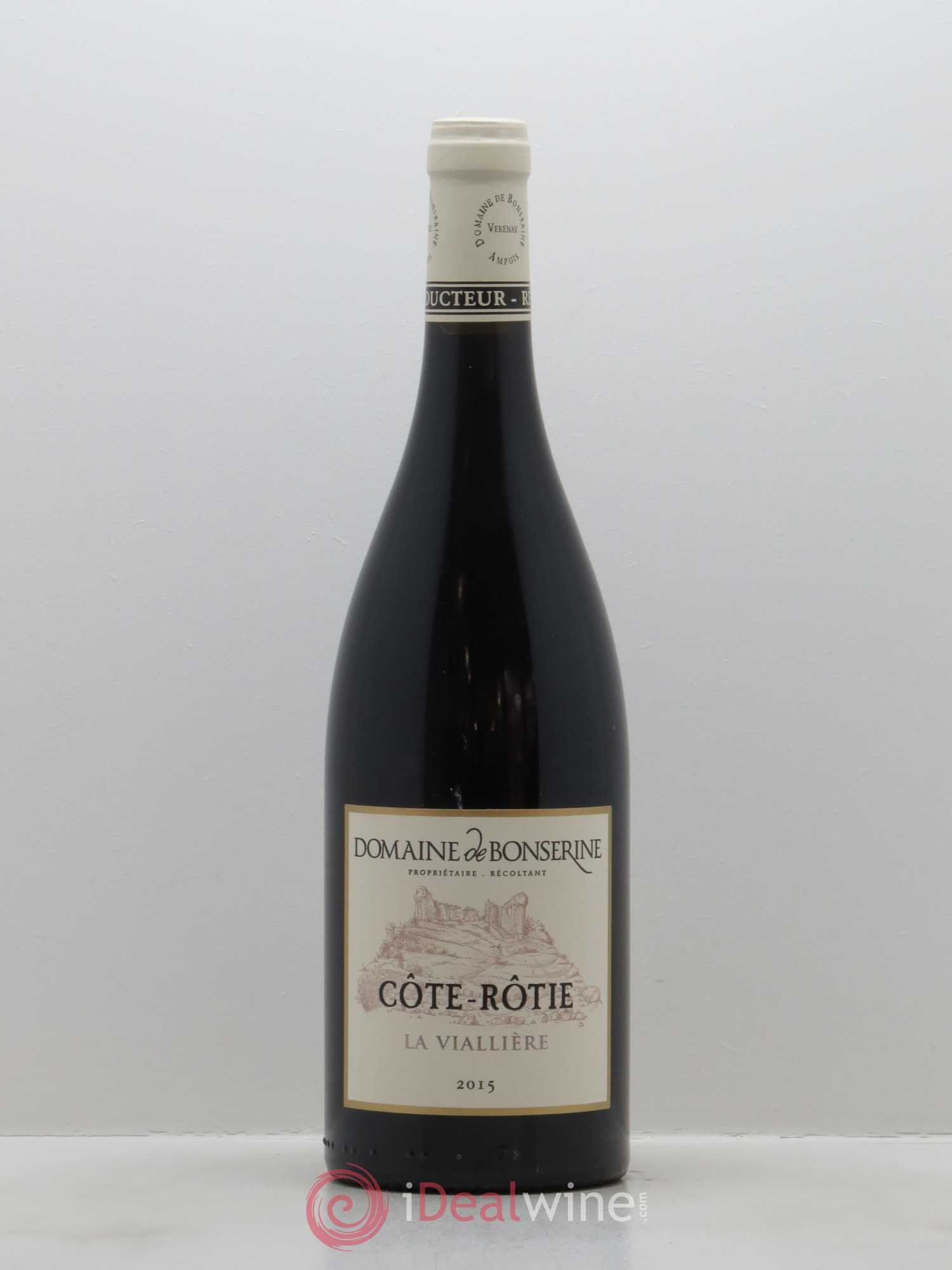 Côte-Rôtie La Viallière Bonserine (Domaine de) 2015 - Lot de 1 bouteille - 0
