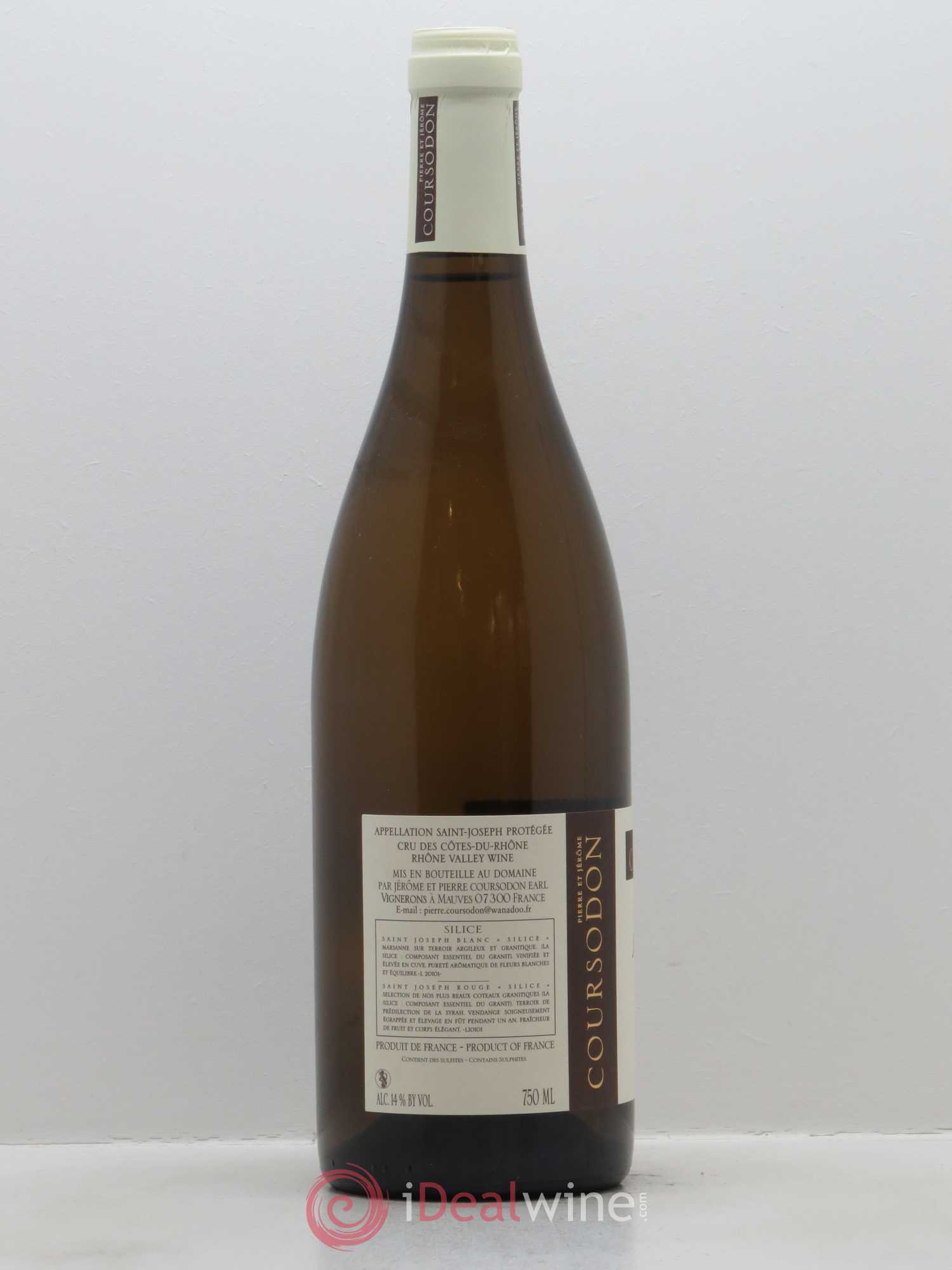 Saint-Joseph Silice Pierre et Jérôme Coursodon 2017 - Lot de 1 bouteille - 1