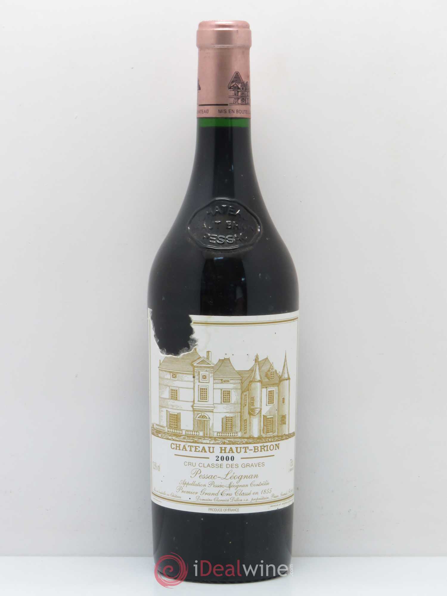 Château Haut Brion 1er Grand Cru Classé 2000 - Lot de 1 bouteille - 0