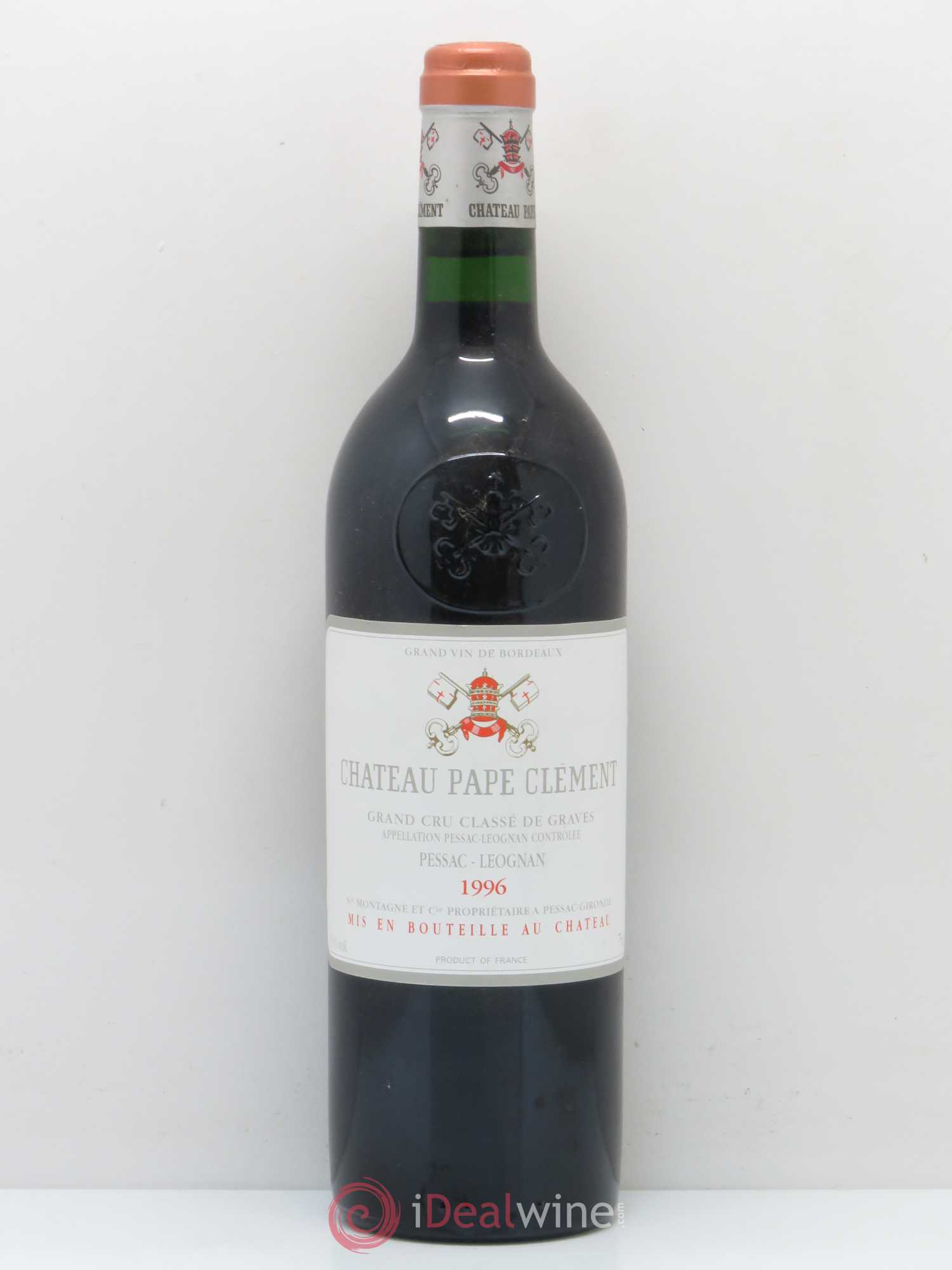 Château Pape Clément Cru Classé de Graves 1996 - Lot de 1 bouteille - 0