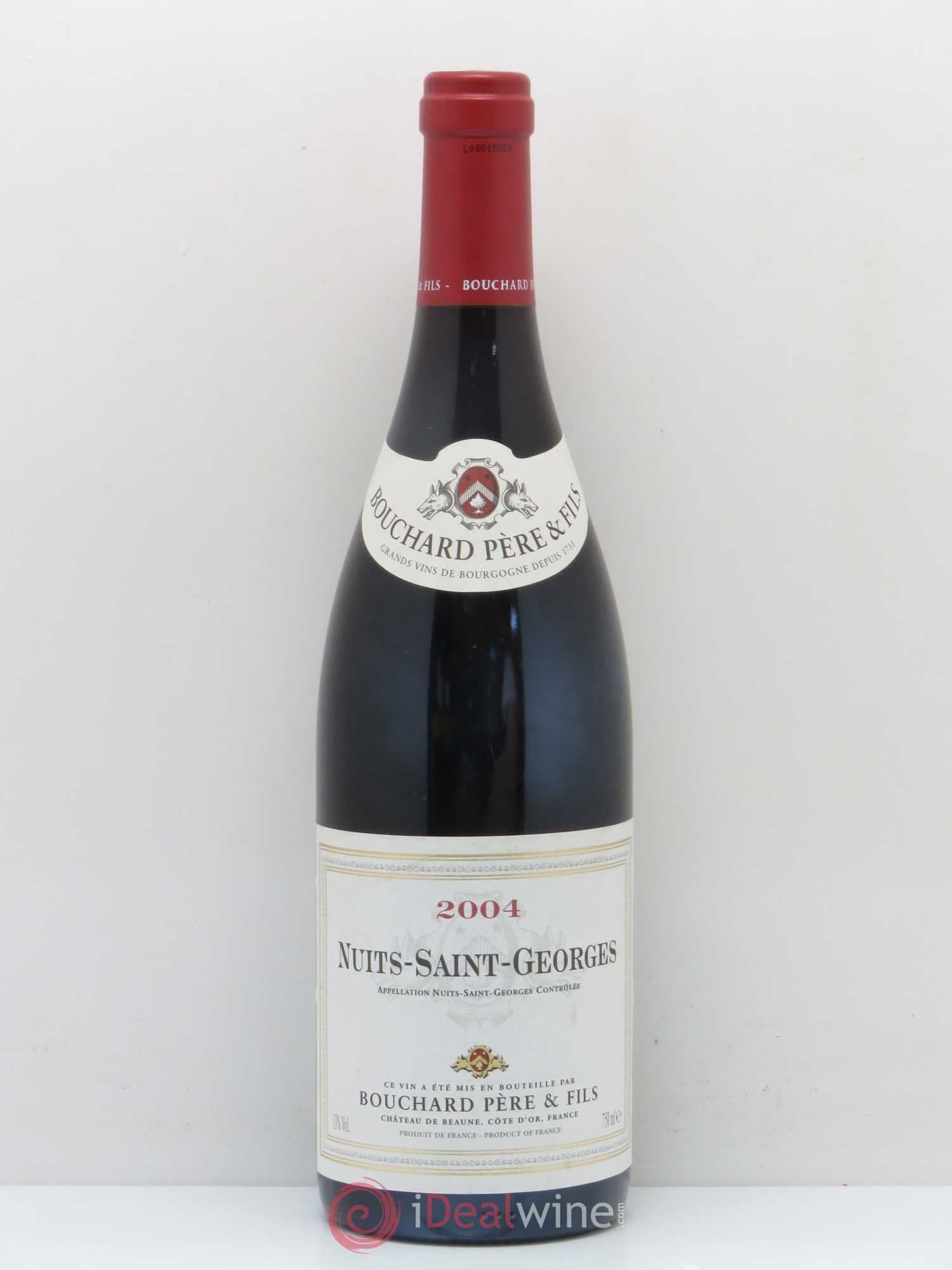 Nuits-Saint-Georges Bouchard Père Et Fils 2004 - Lot de 1 bouteille - 0