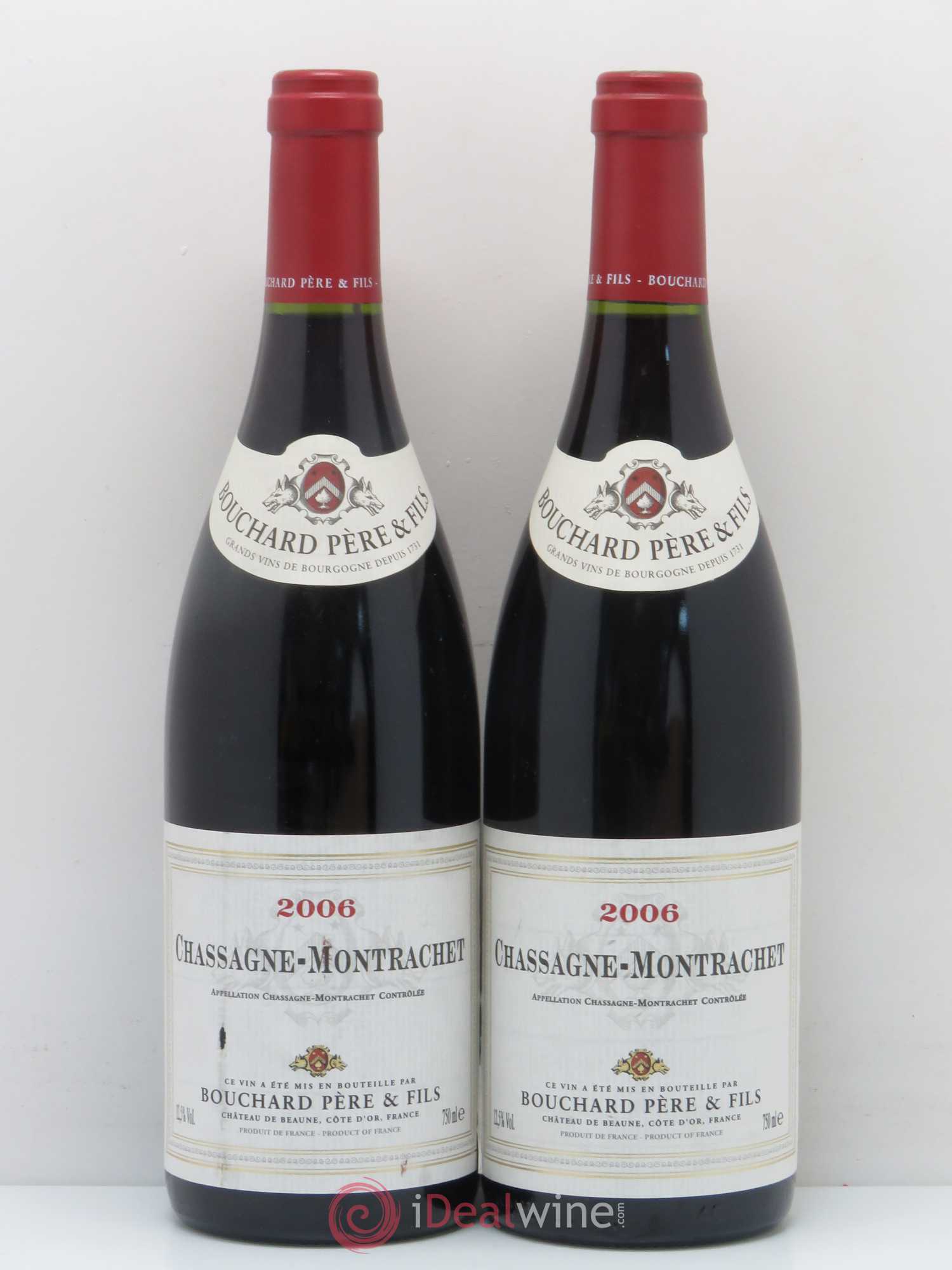 Chassagne-Montrachet Bouchard Père Et Fils 2006 - Lot de 2 bouteilles - 0